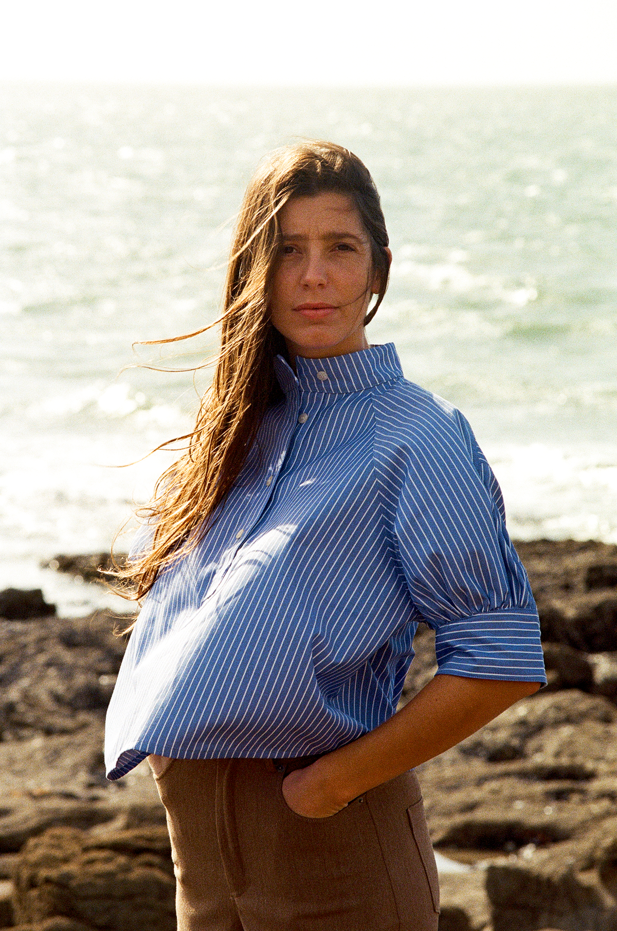 Blouse Zodiaque- Bleu Blanc