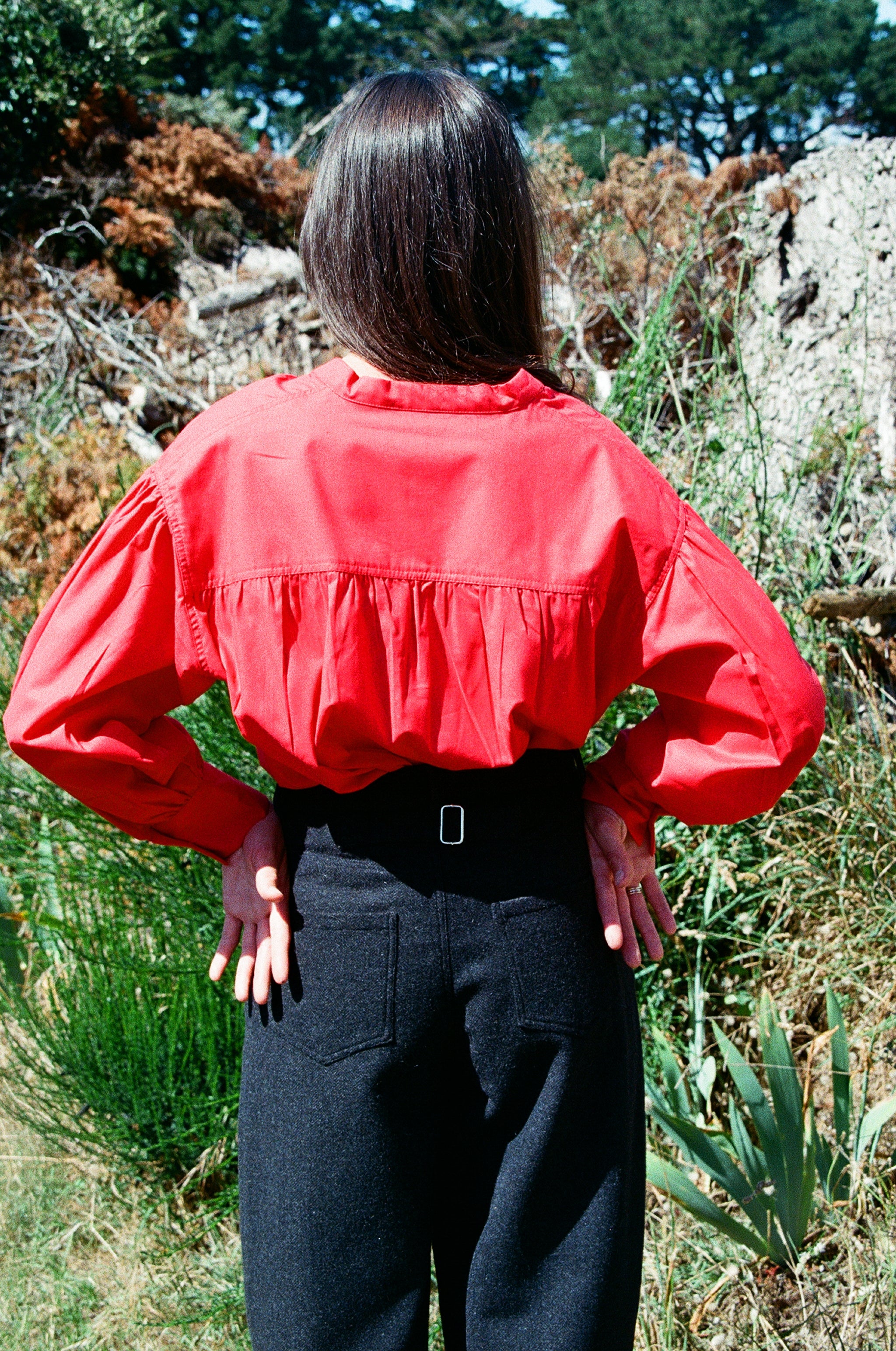 Blouse Wave- Feu