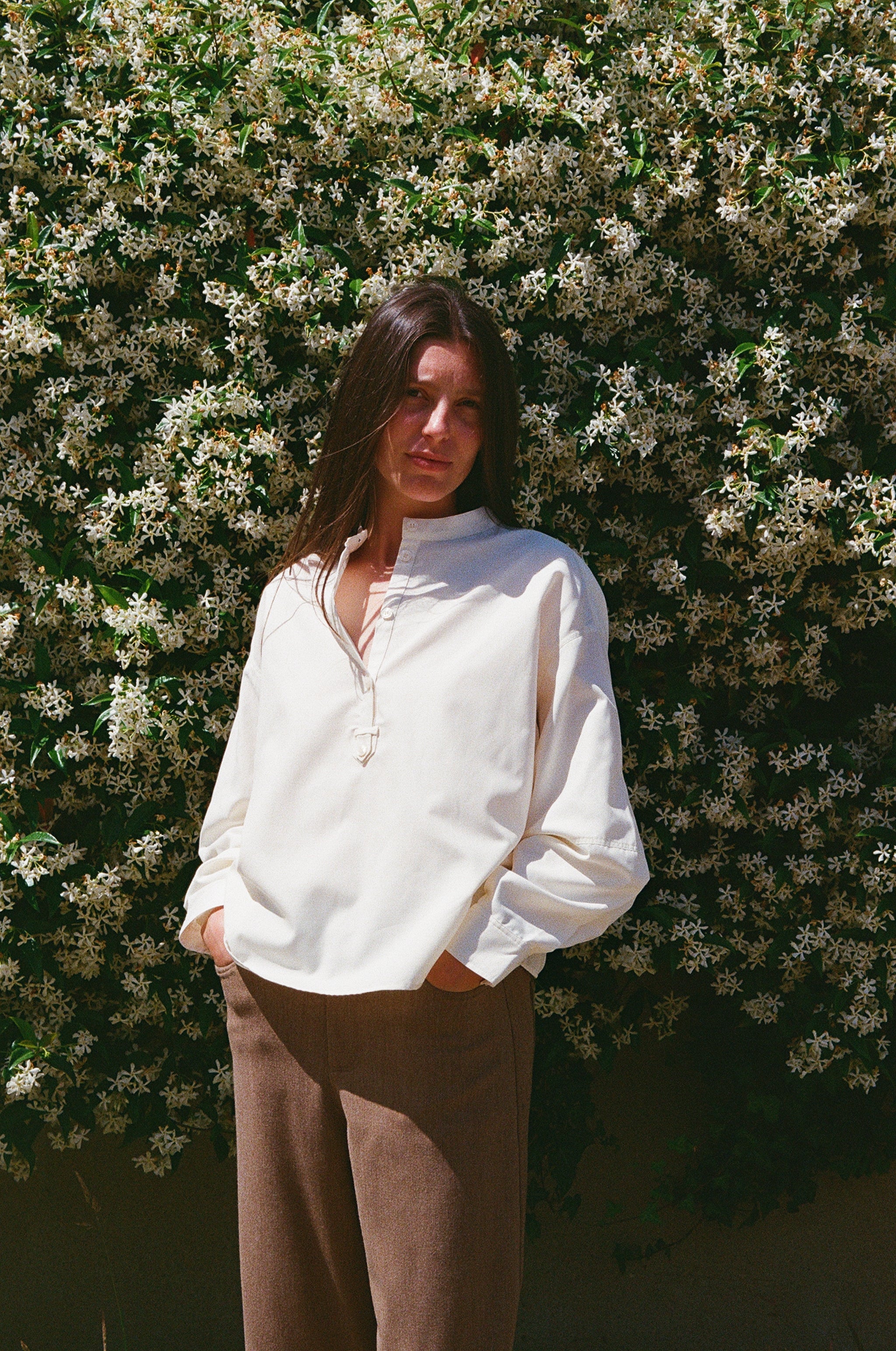 Blouse Club- Ecru