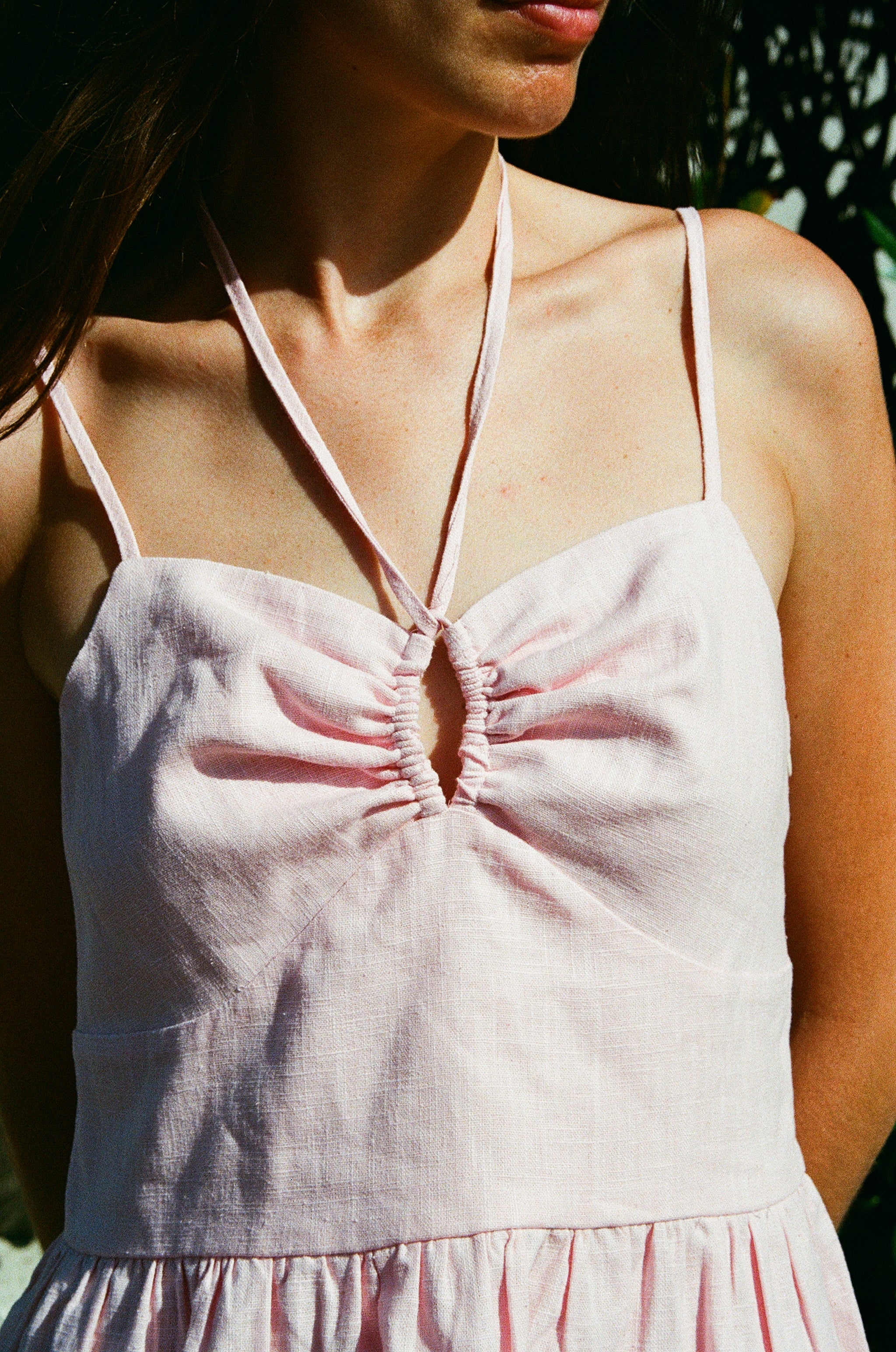 ROBE ORMEAU ROSE