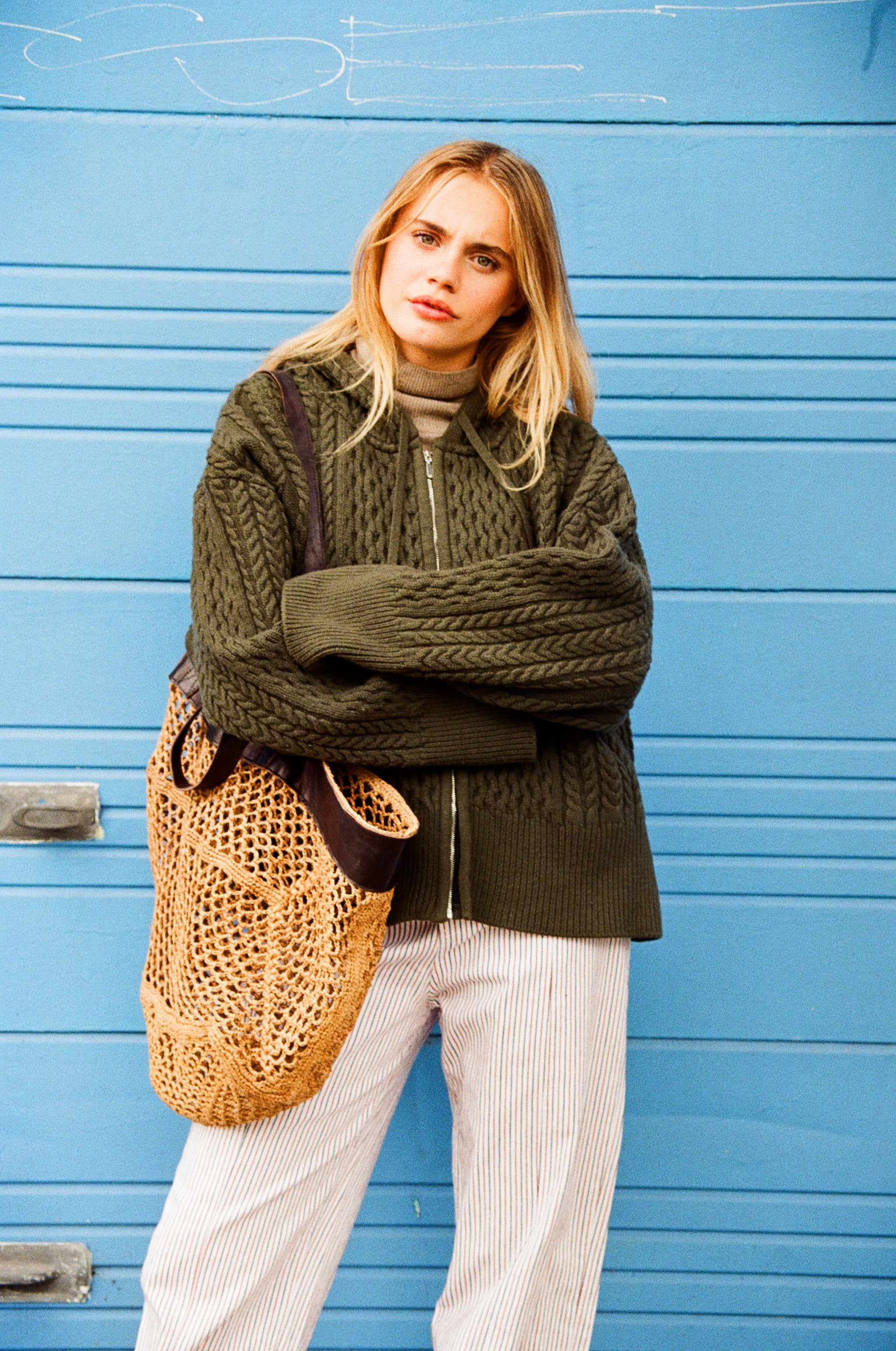 Pull hoodie Isère- Kaki