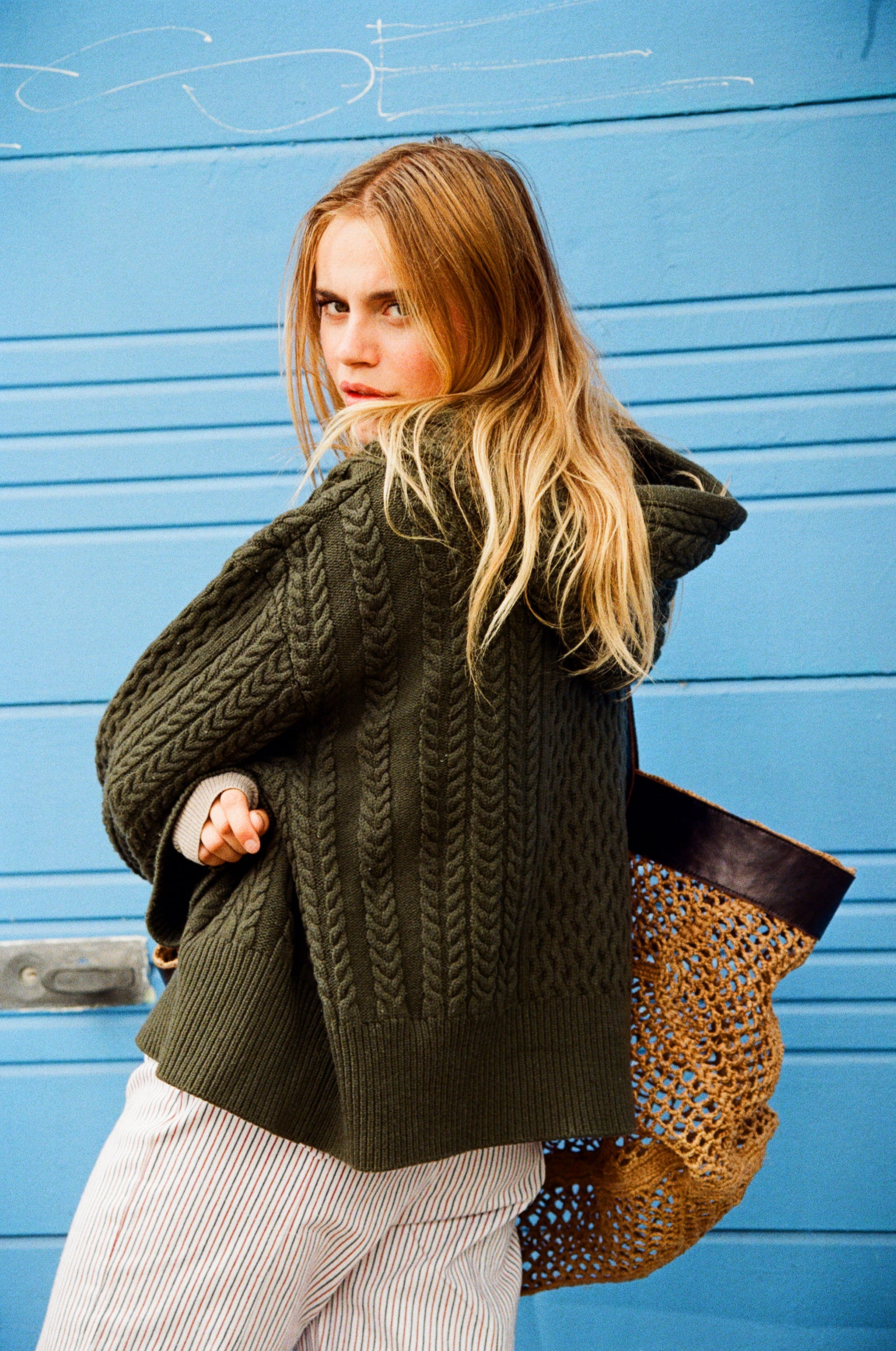 Pull hoodie Isère- Kaki