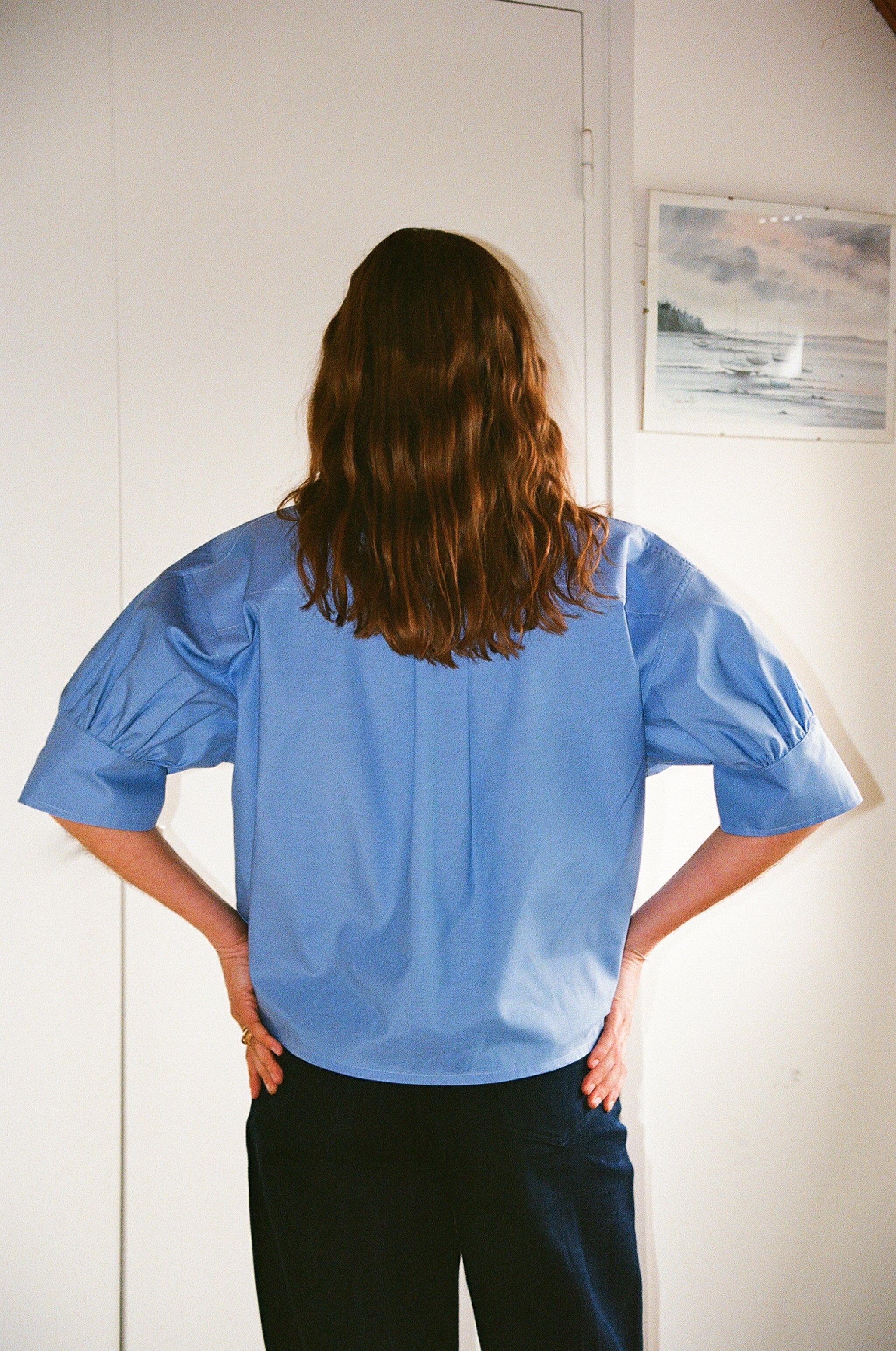 Blouse Zodiaque-Bleu Raisin