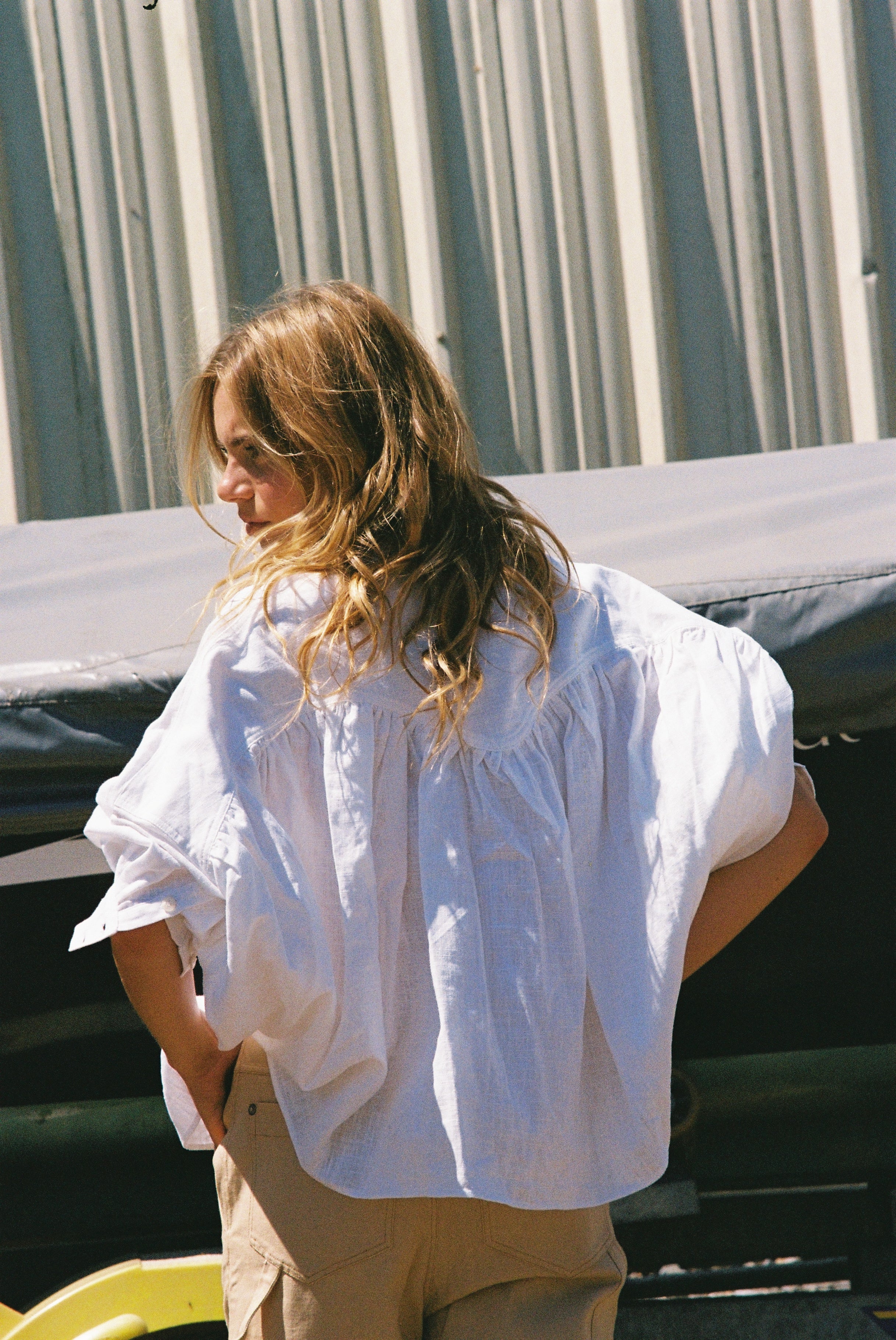 Blouse Bourrasque-Blanc