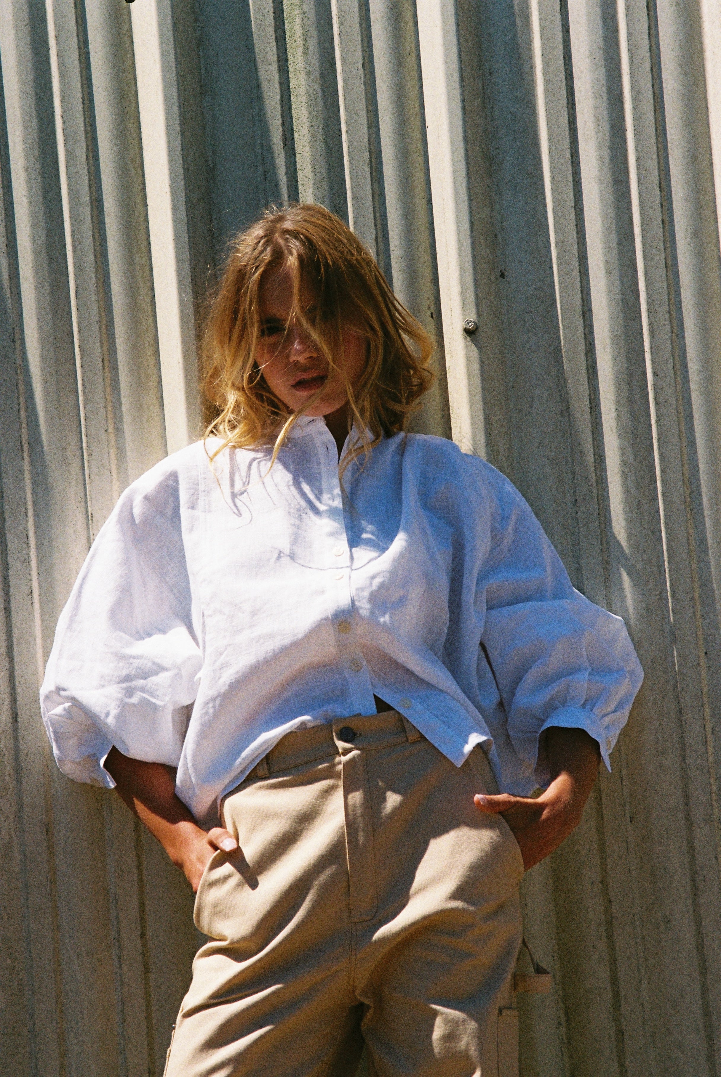 Blouse Bourrasque-Blanc