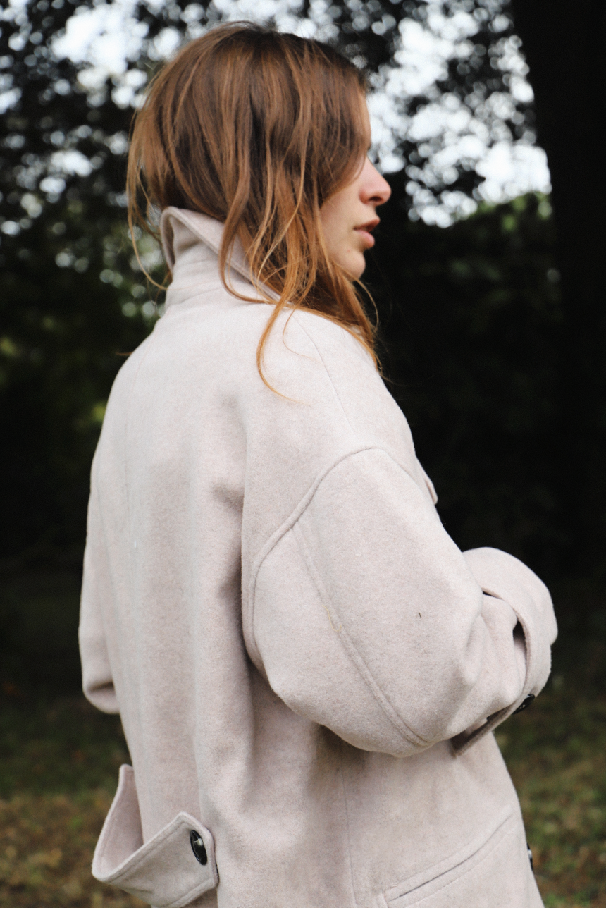 Manteau Amarrage- Beige