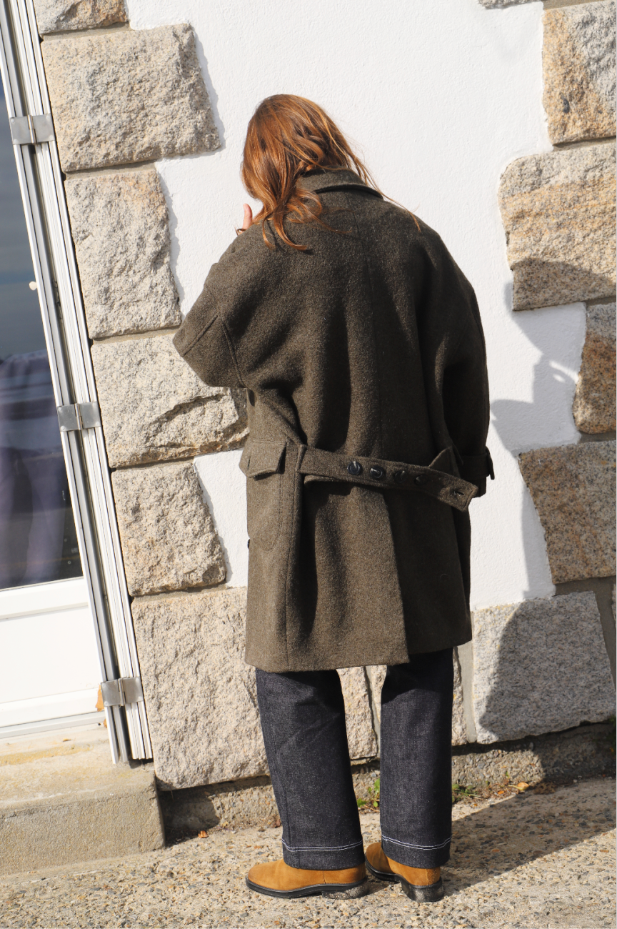 Manteau Hors Bord-Kaki
