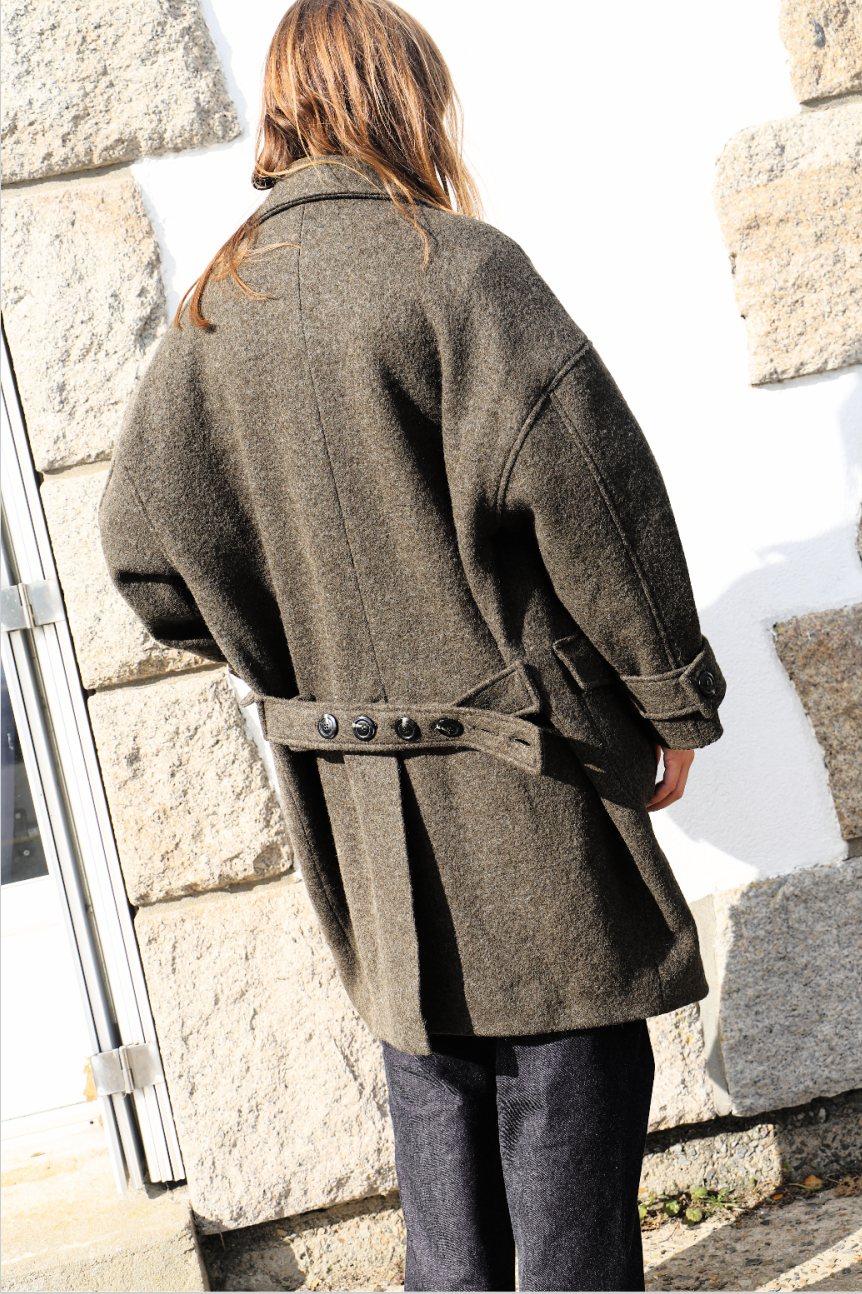 Manteau Hors Bord-Kaki