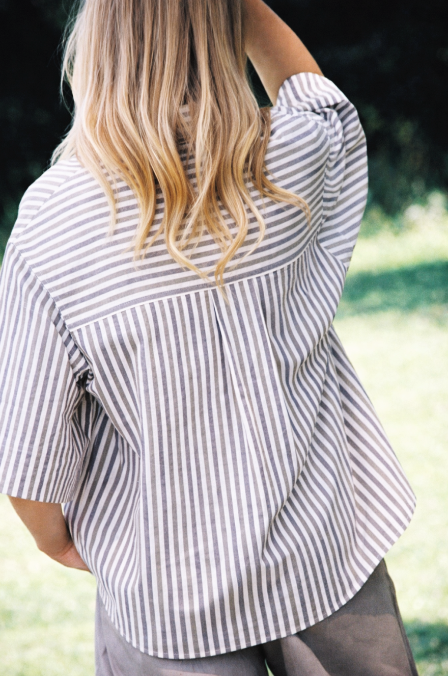 Chemise Brume-Ecru/Kaki