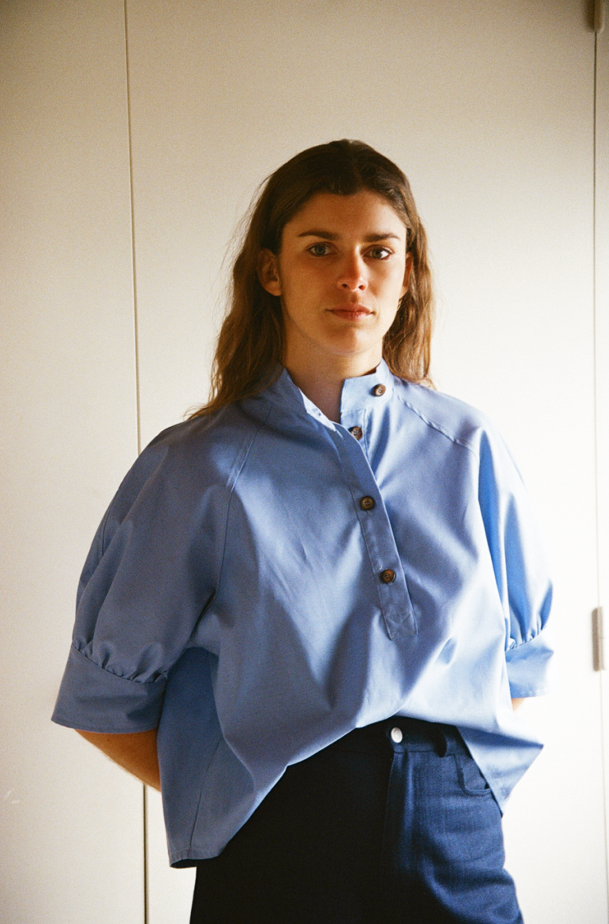 Blouse Zodiaque-Bleu Raisin
