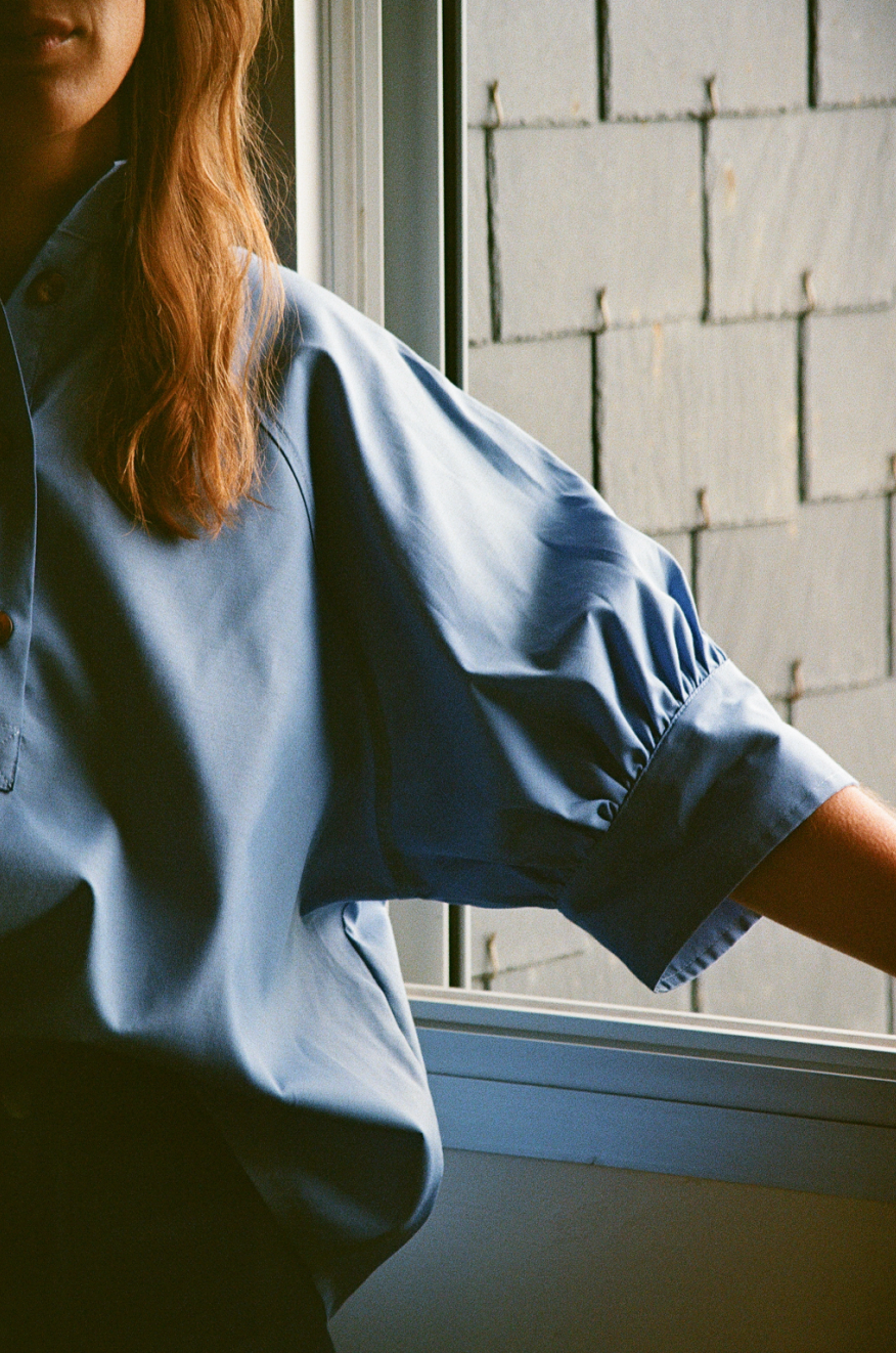 Blouse Zodiaque-Bleu Raisin