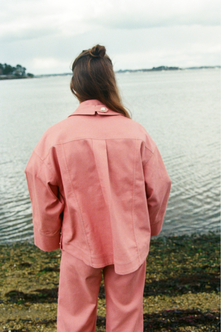 Blouse Palourdette-Rosé Fané