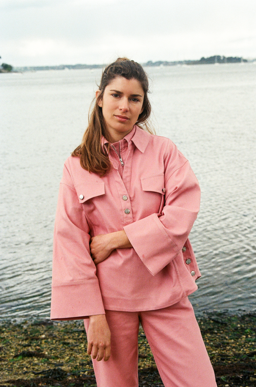 Blouse Palourdette-Rosé Fané