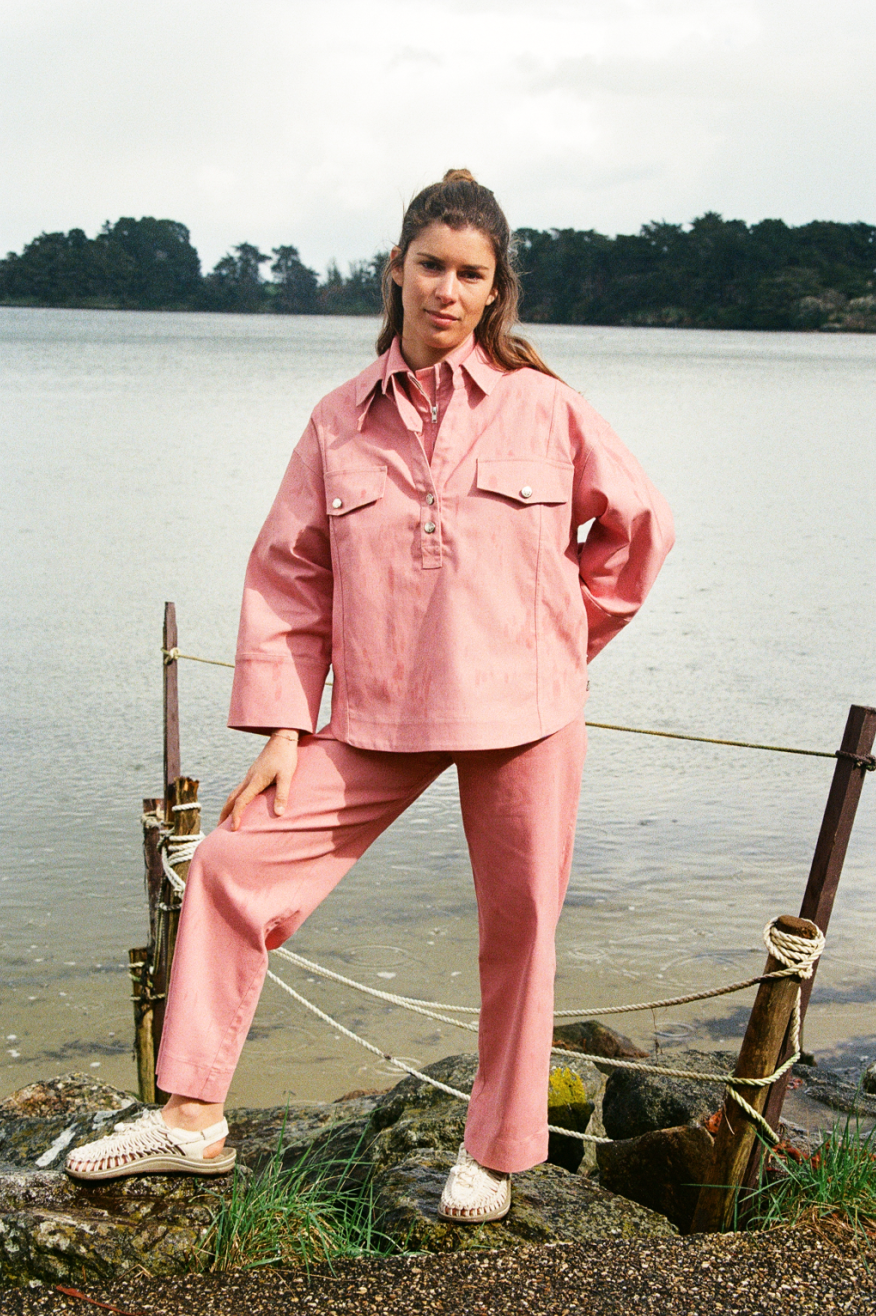 Blouse Palourdette-Rosé Fané