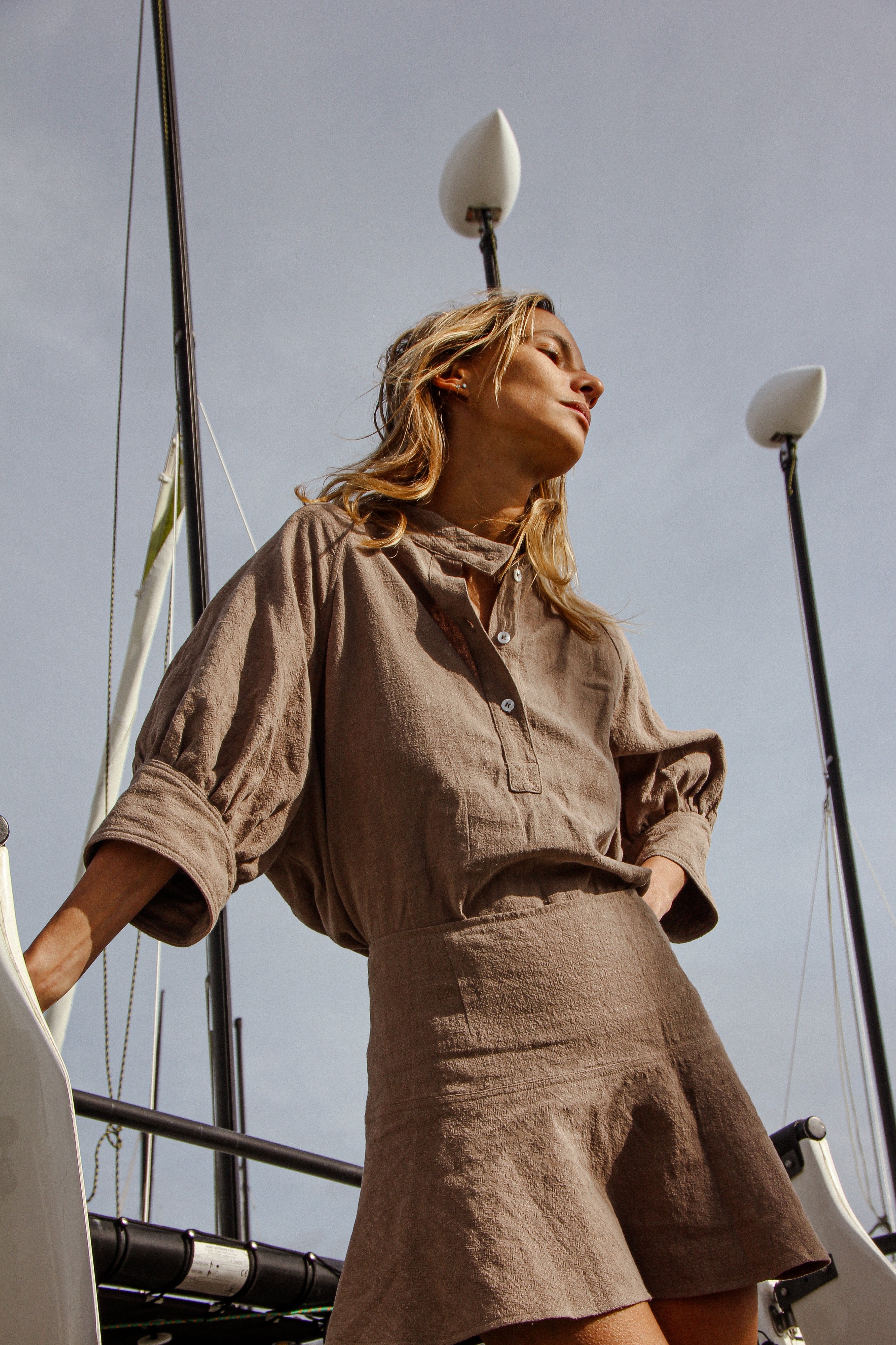 BLOUSE ZODIAQUE BLÉ