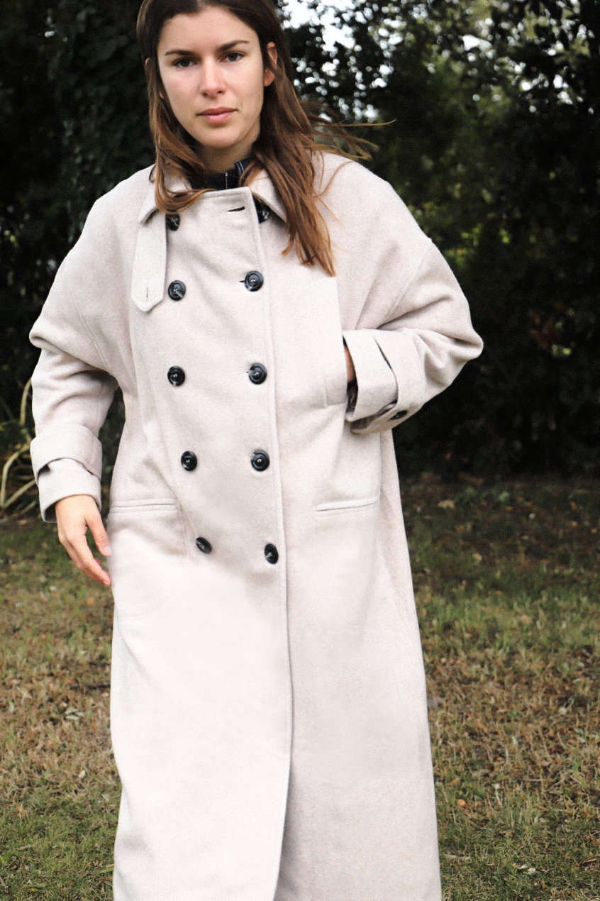 Manteau Amarrage- Beige