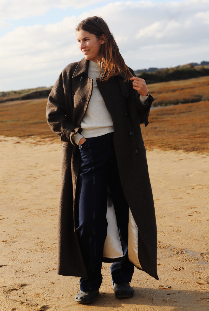 Manteau Amarrage- Kaki