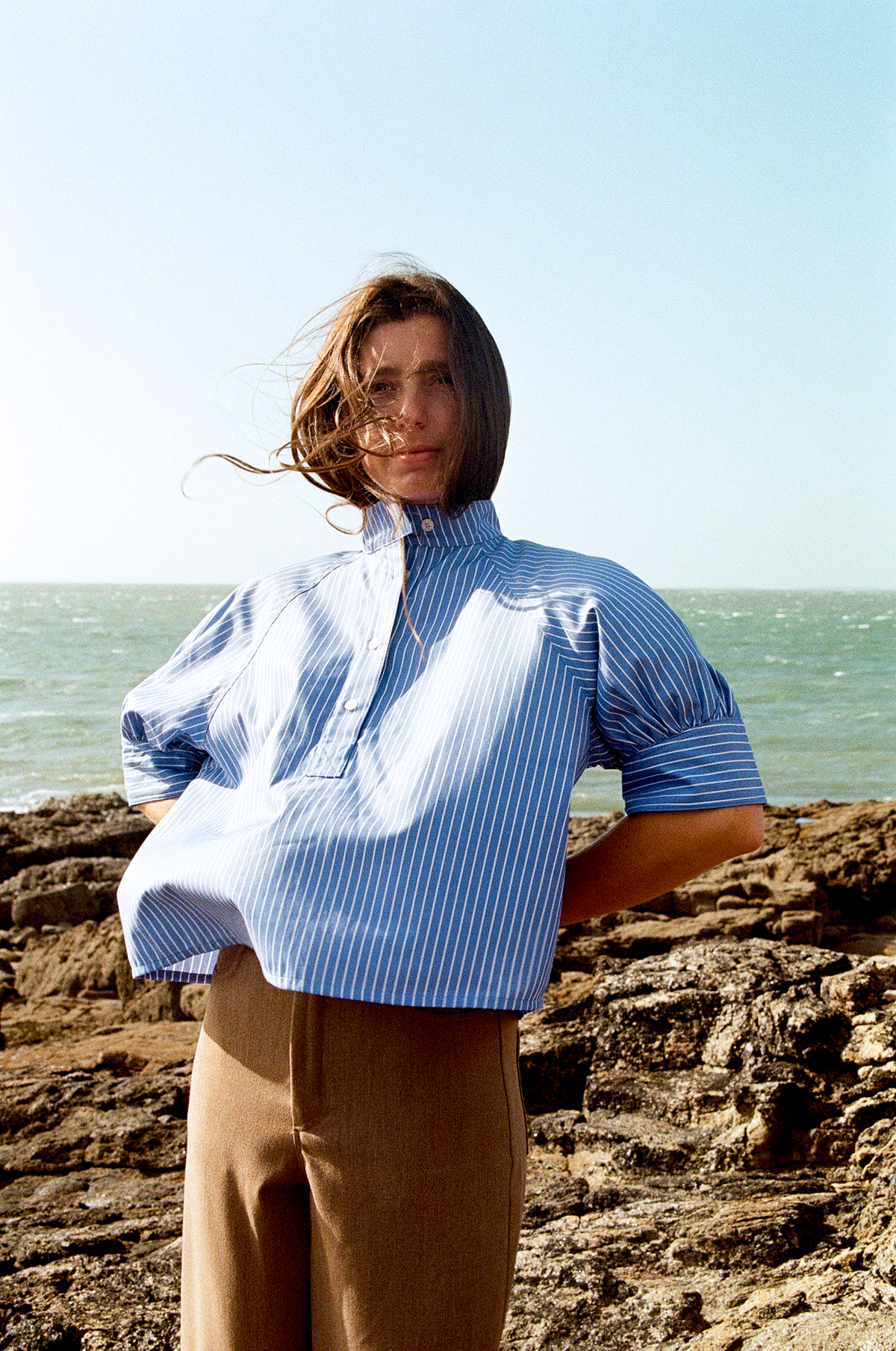 Blouse Zodiaque- Bleu Blanc