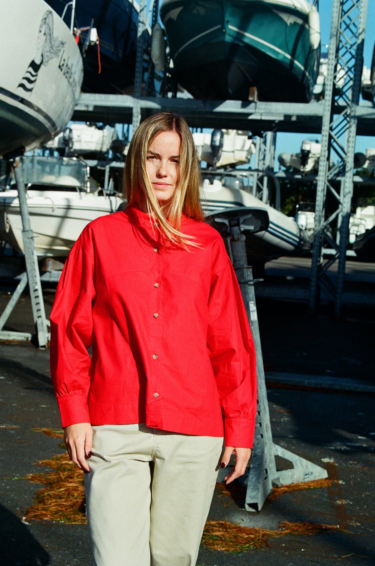 Blouse Wave- Feu