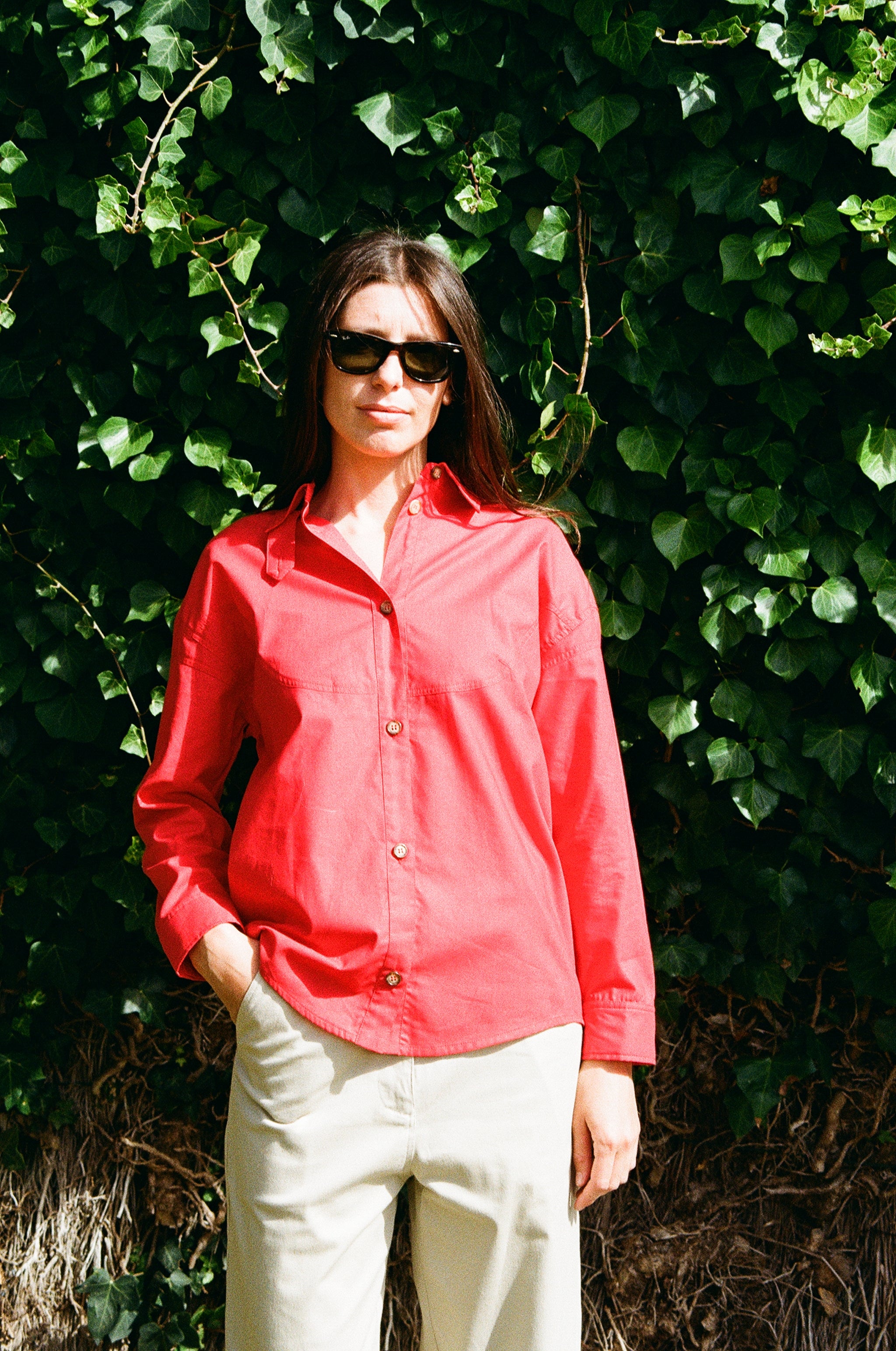 Chemise Palm- Feu