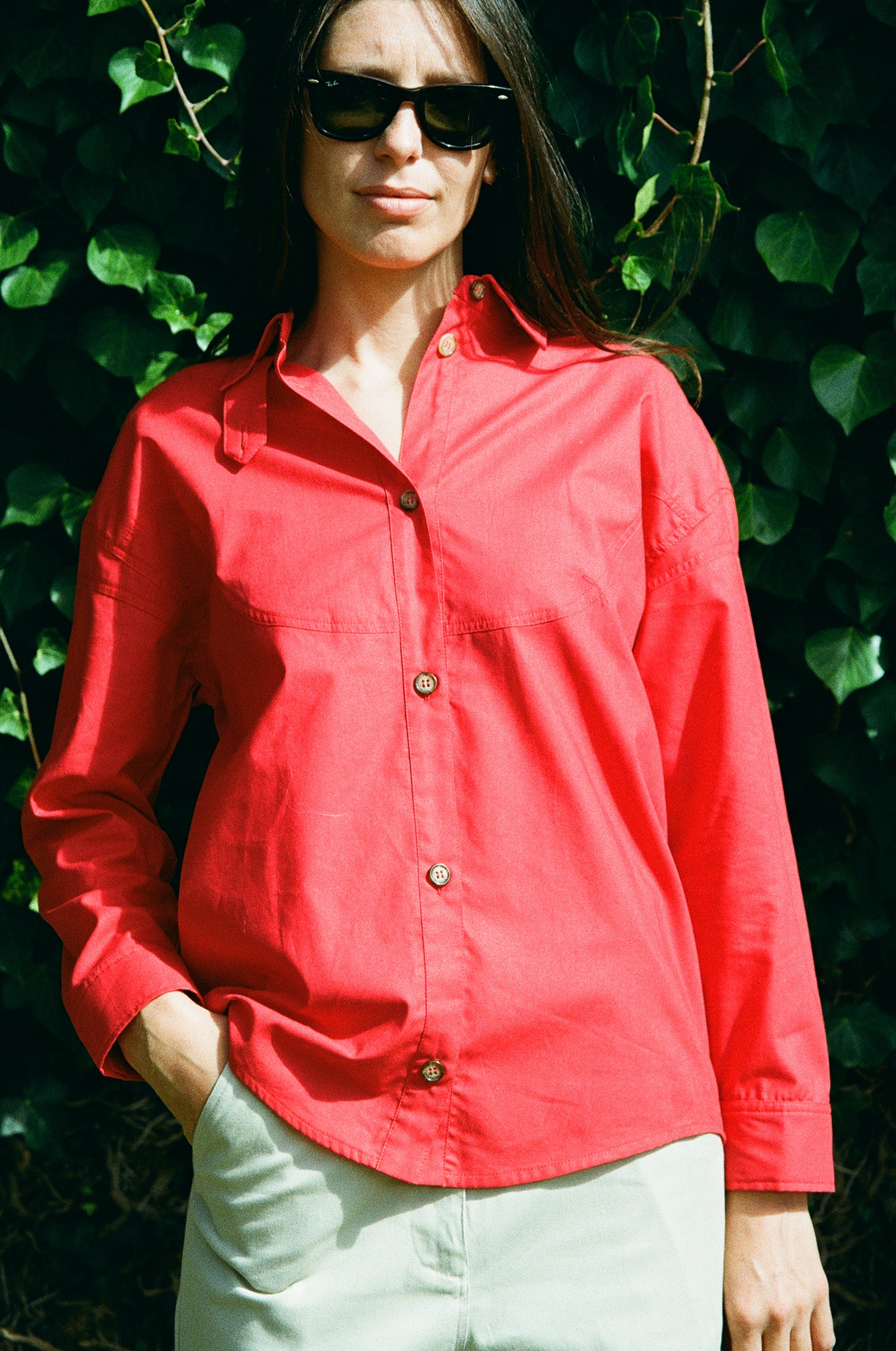 Chemise Palm- Feu