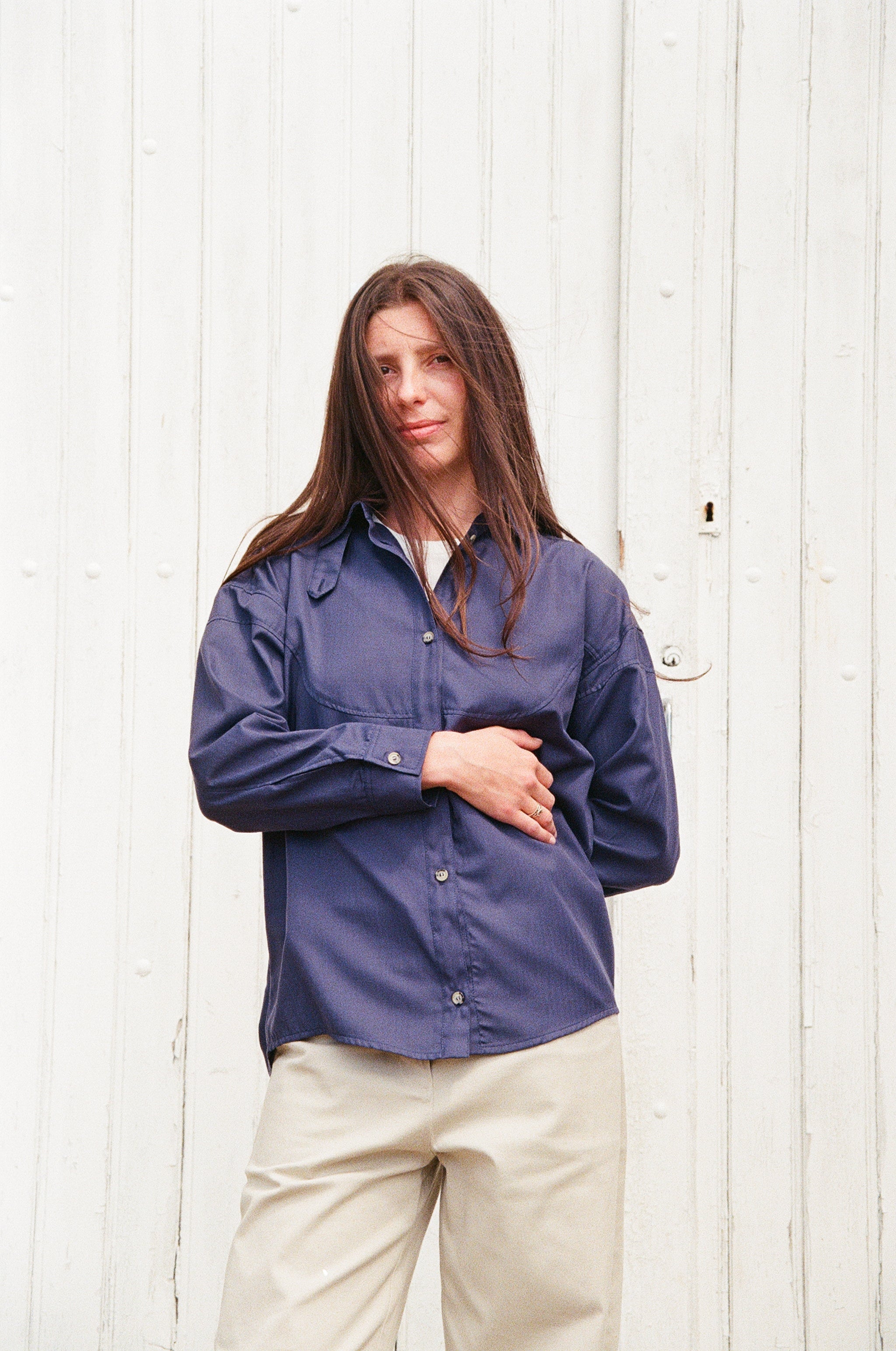 Chemise Palm- Ardoise