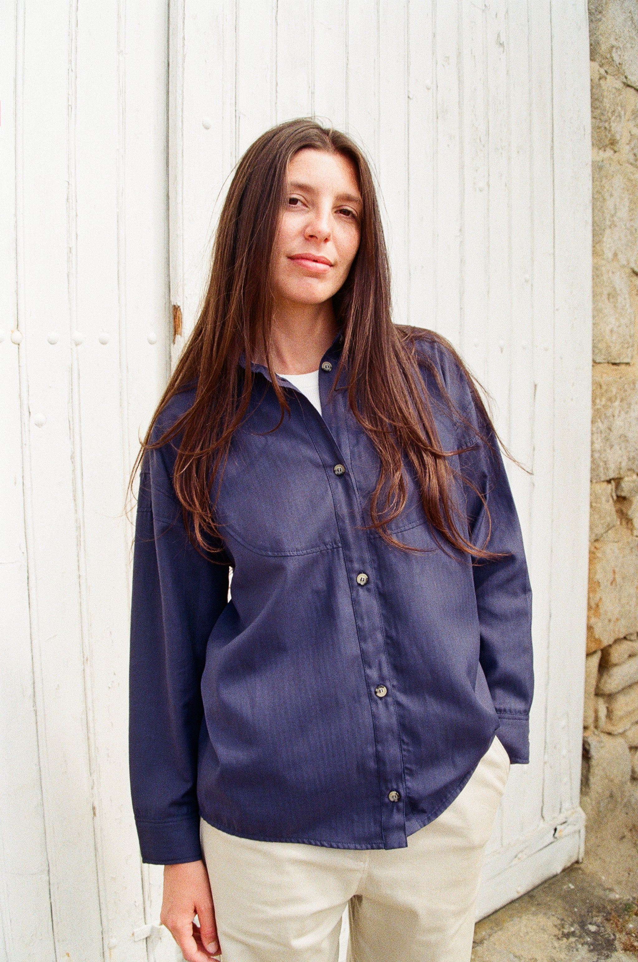 Chemise Palm- Ardoise