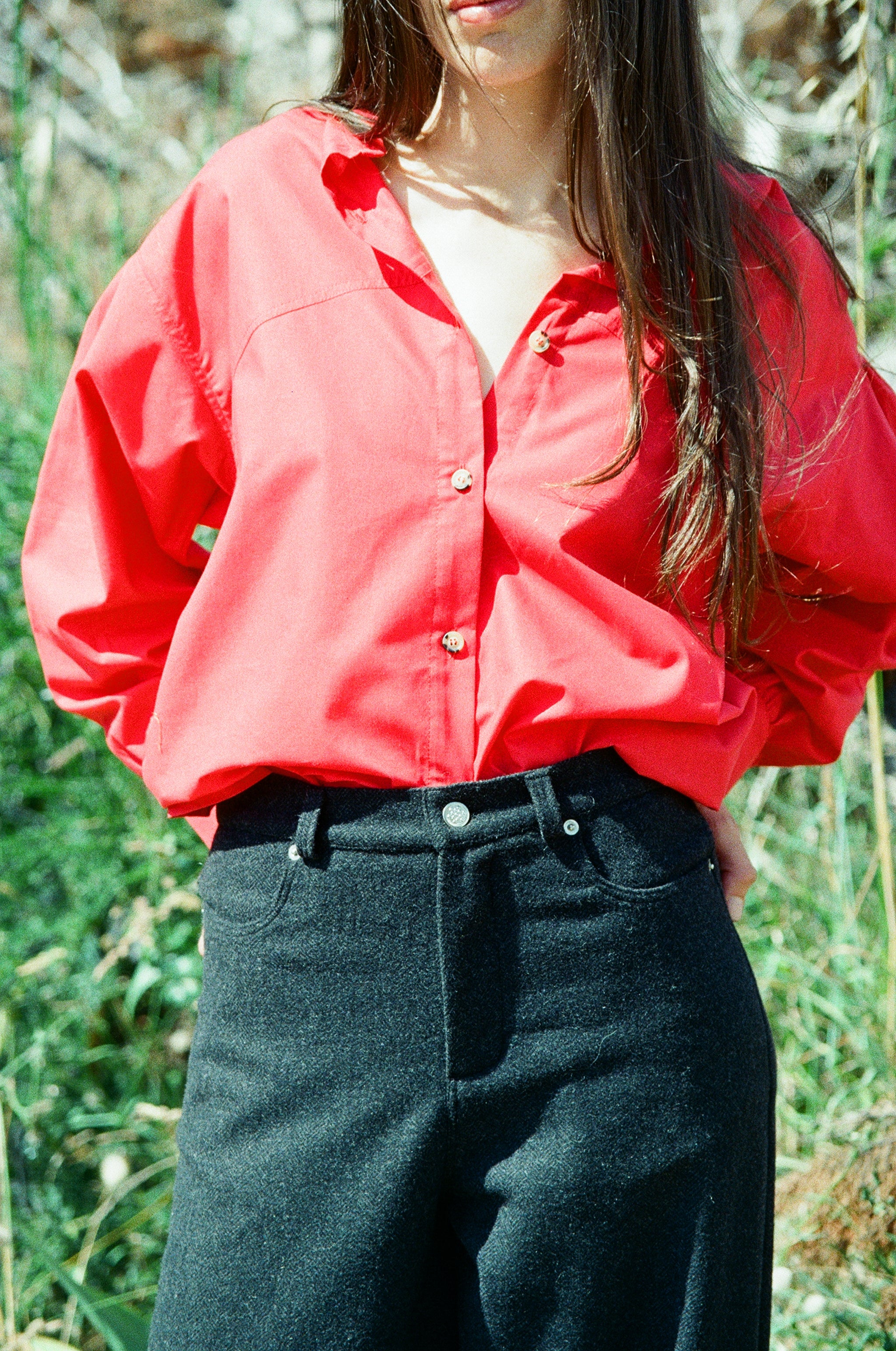 Blouse Wave- Feu