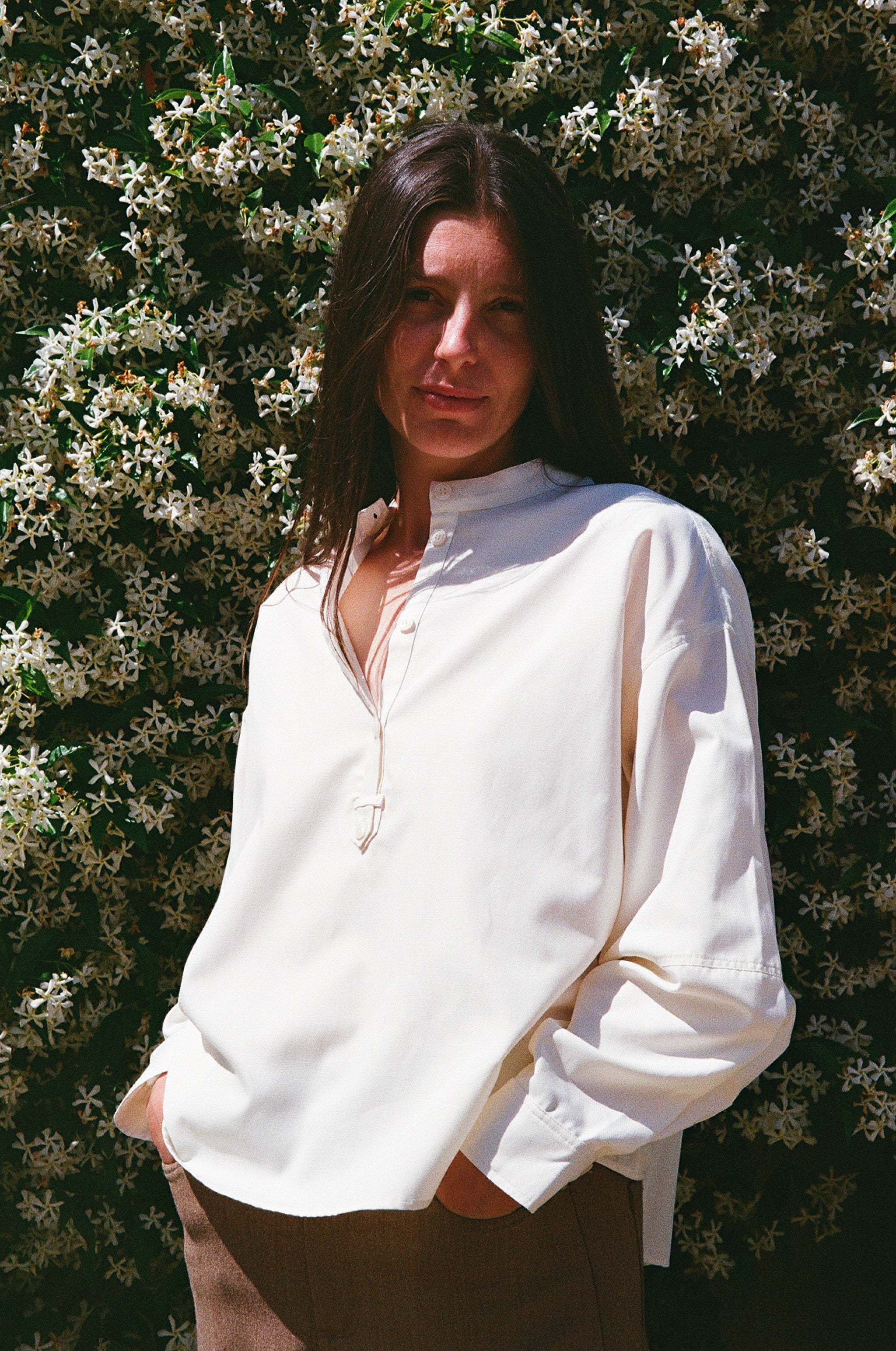 Blouse Club- Ecru