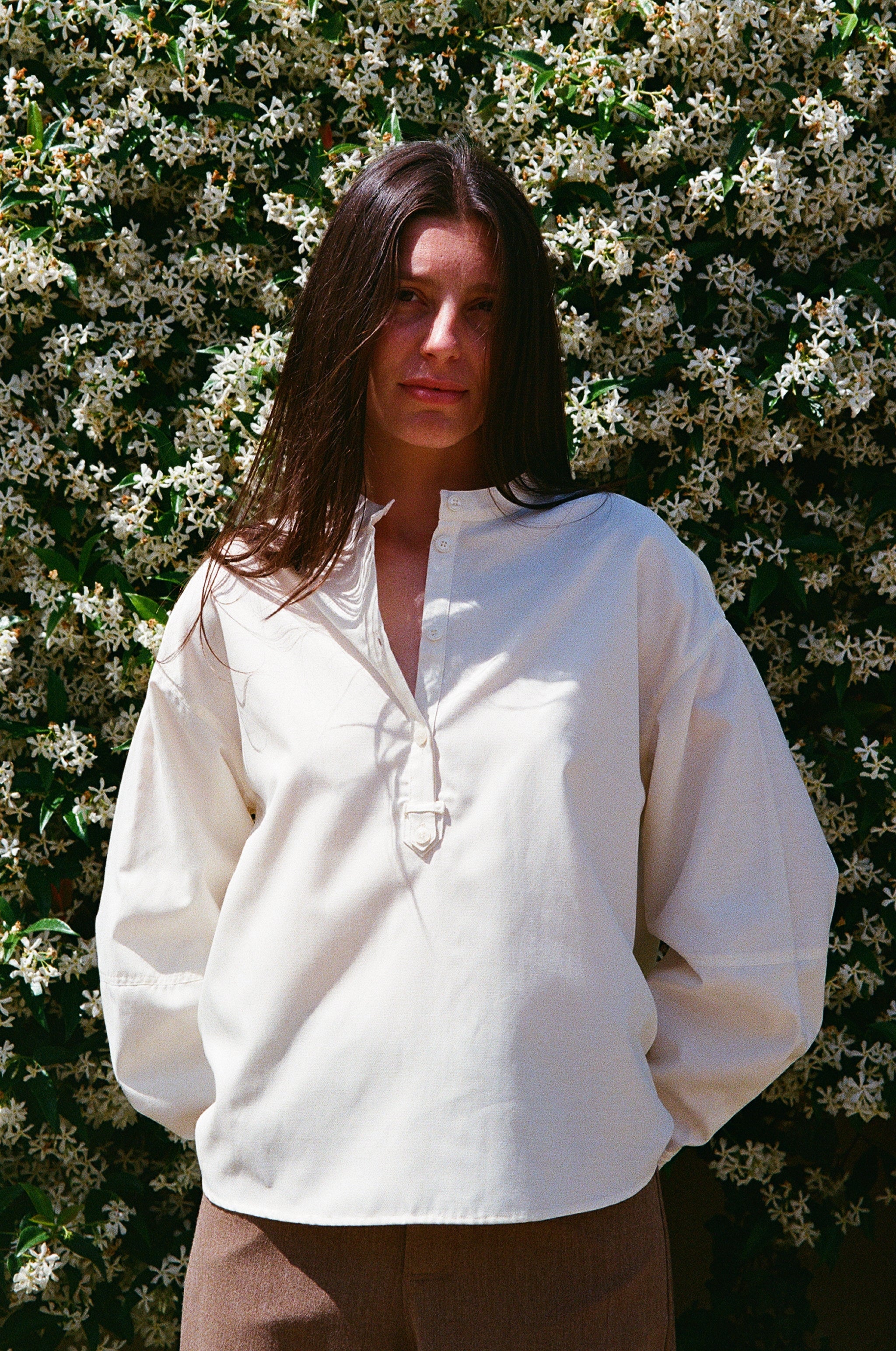 Blouse Club- Ecru