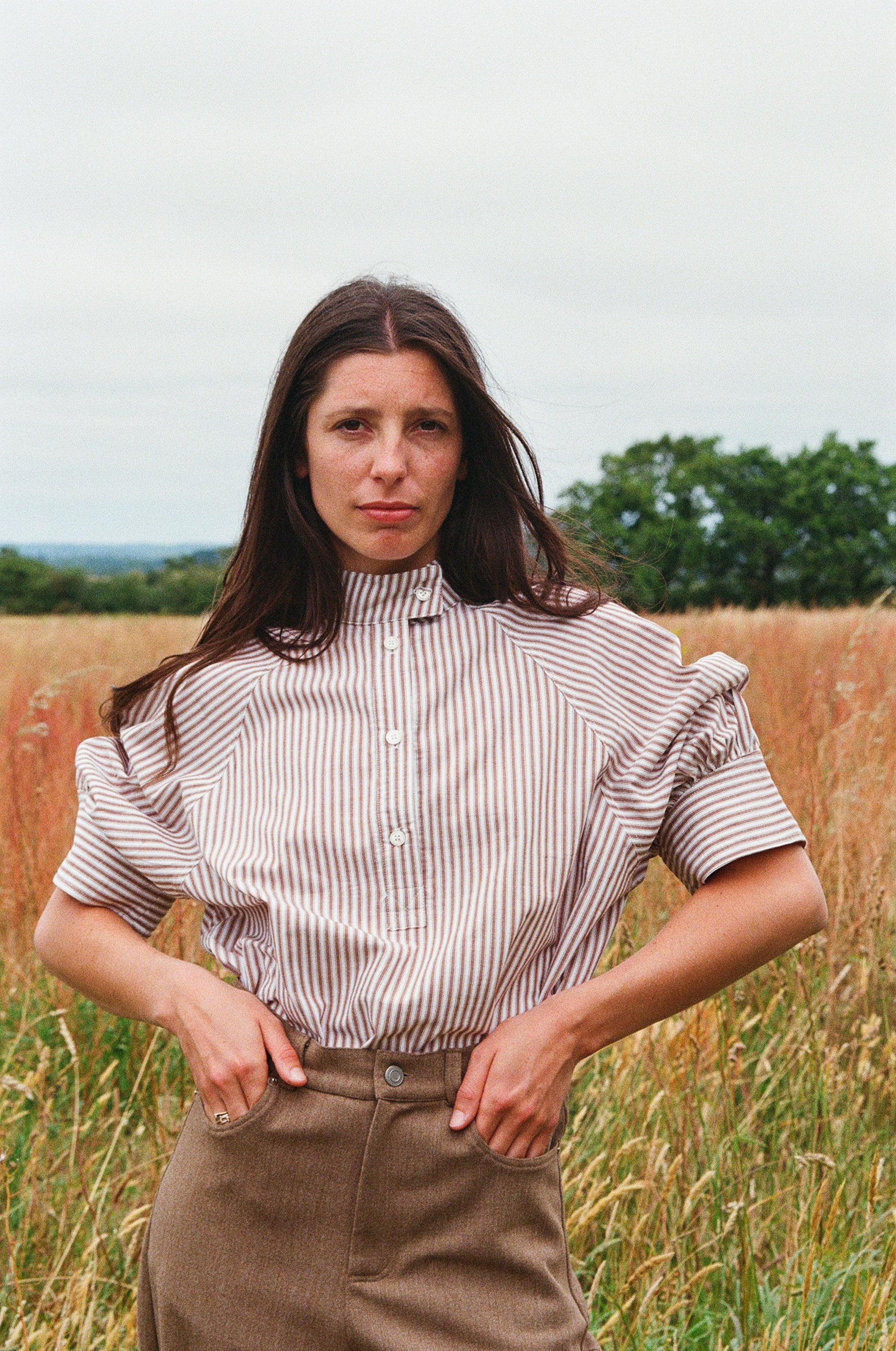 Blouse Zodiaque- Café