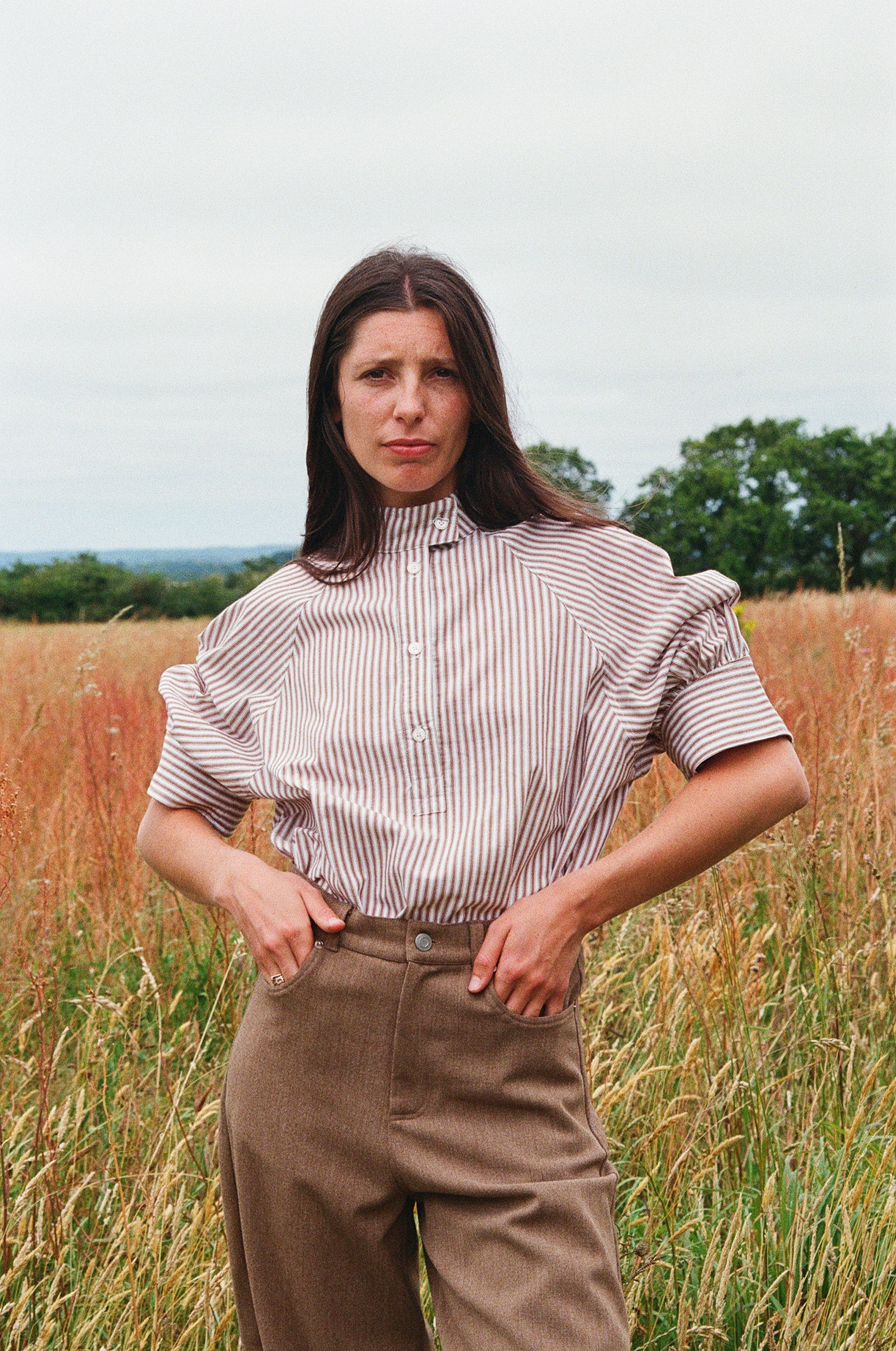 Blouse Zodiaque- Café
