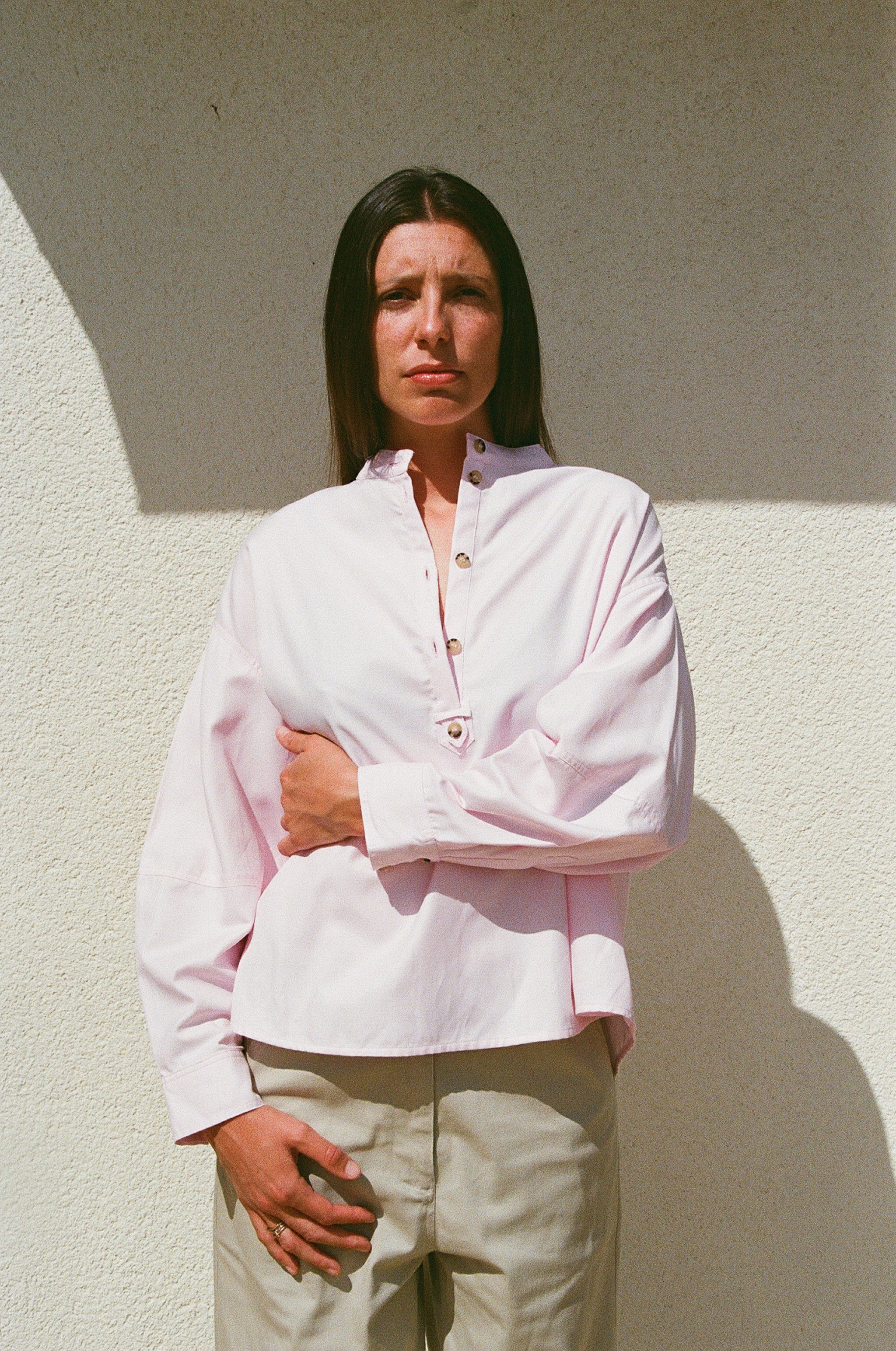 Blouse Club- Powder Rose