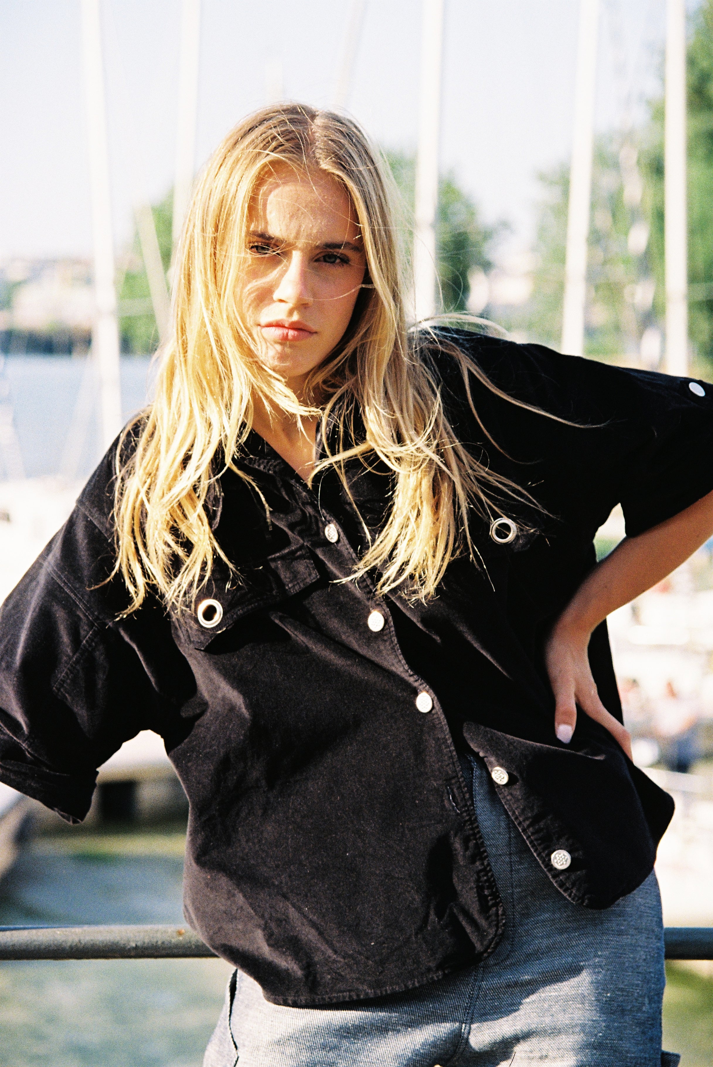 CHEMISE COCOTIER-NOIR