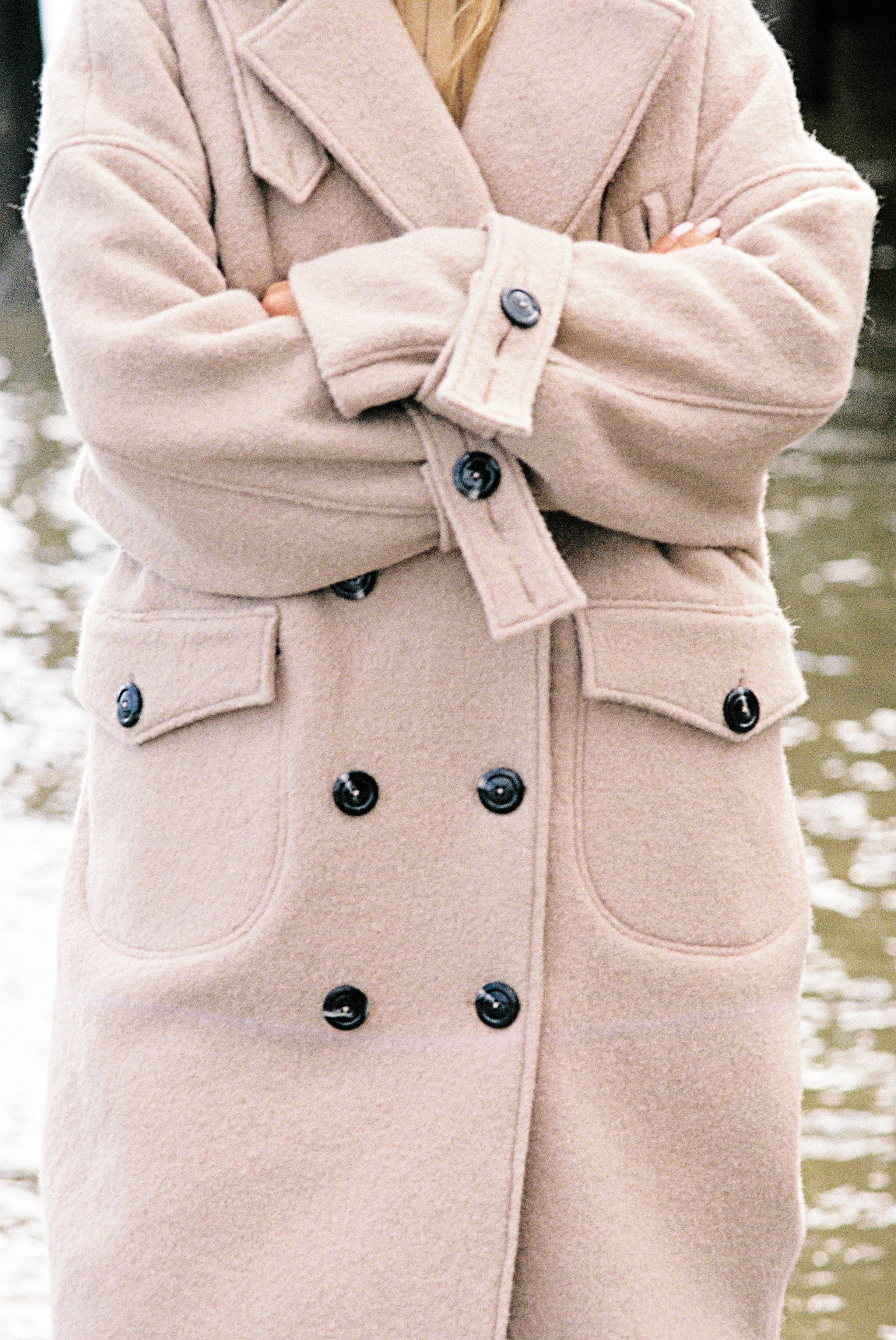 Manteau Hors Bord-Beige