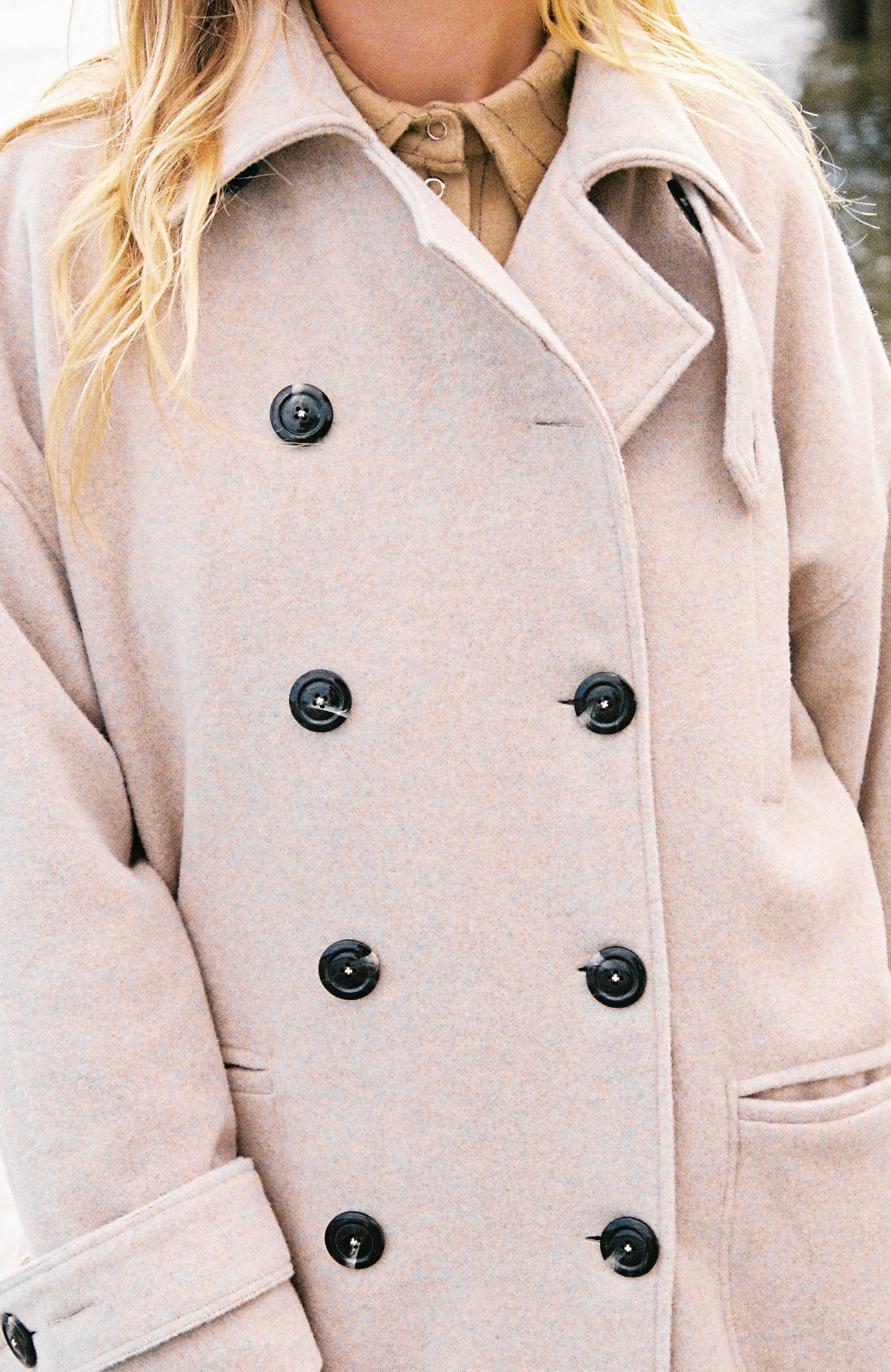 Manteau Amarrage- Beige