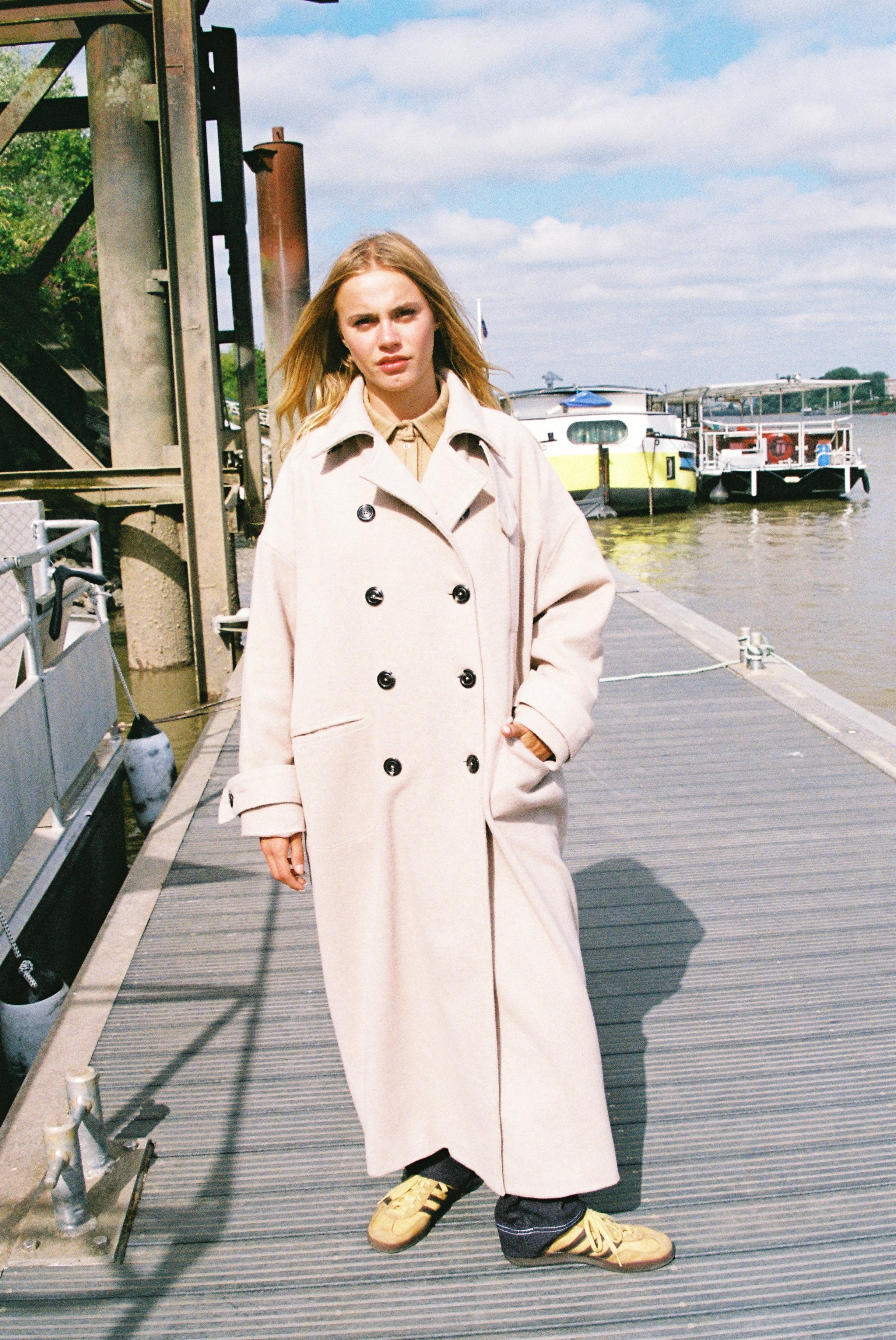Manteau Amarrage- Beige