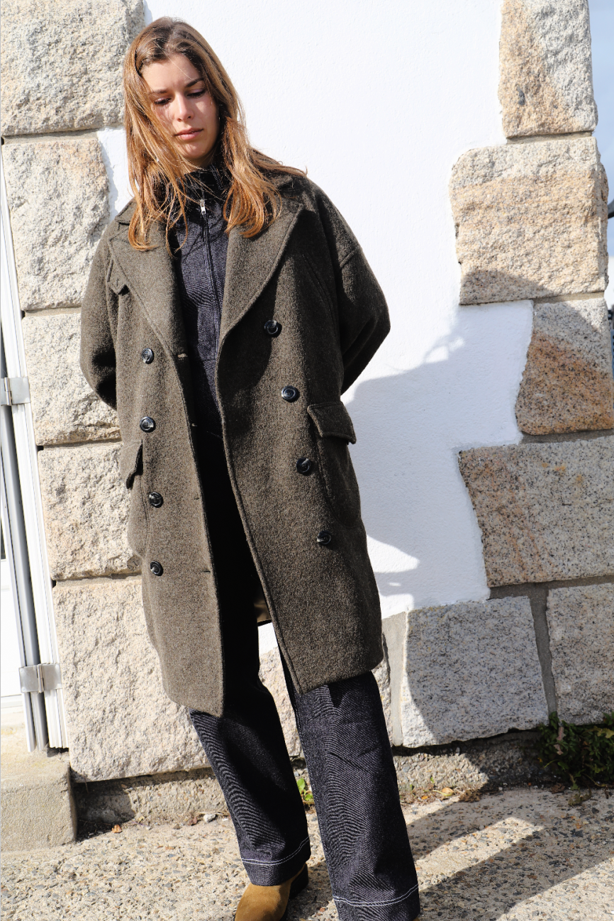 Manteau Hors Bord-Kaki