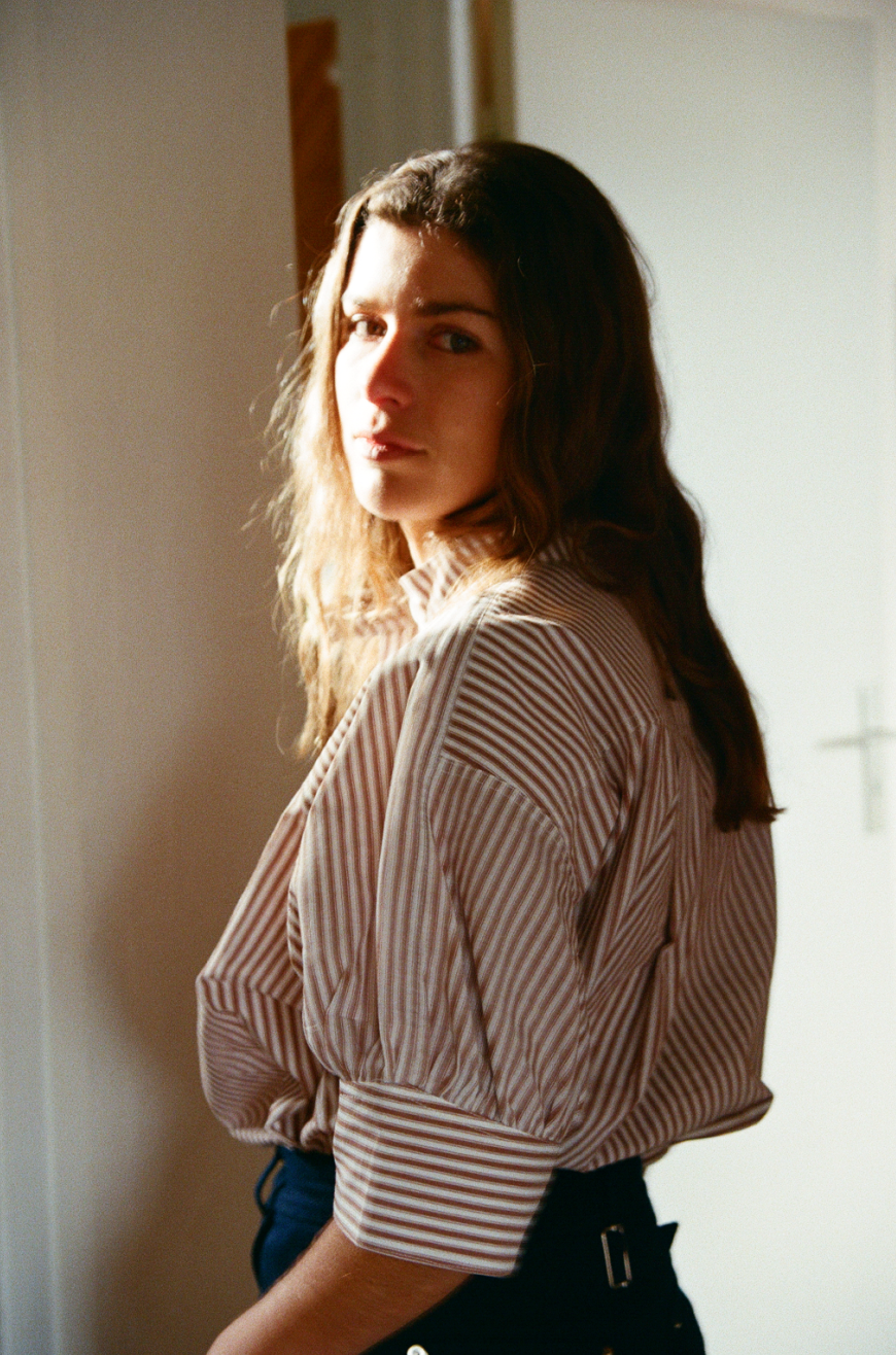 Blouse Zodiaque-Ecru/Bordeaux