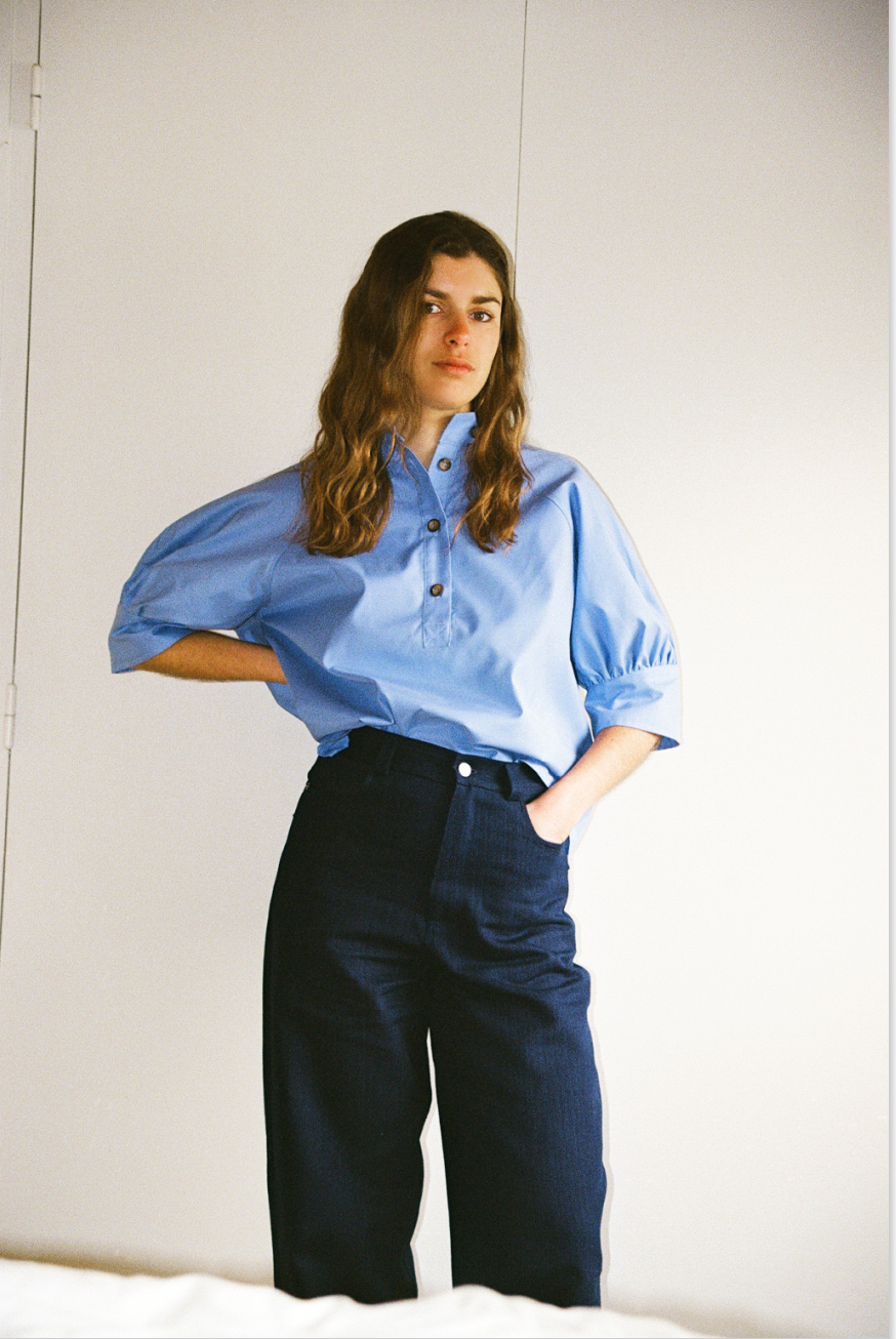 Blouse Zodiaque-Bleu Raisin