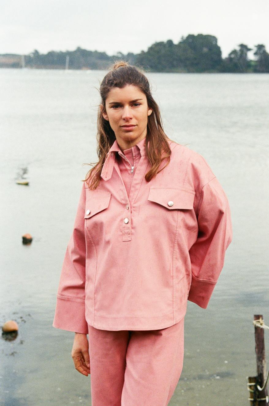Blouse Palourdette-Rosé Fané