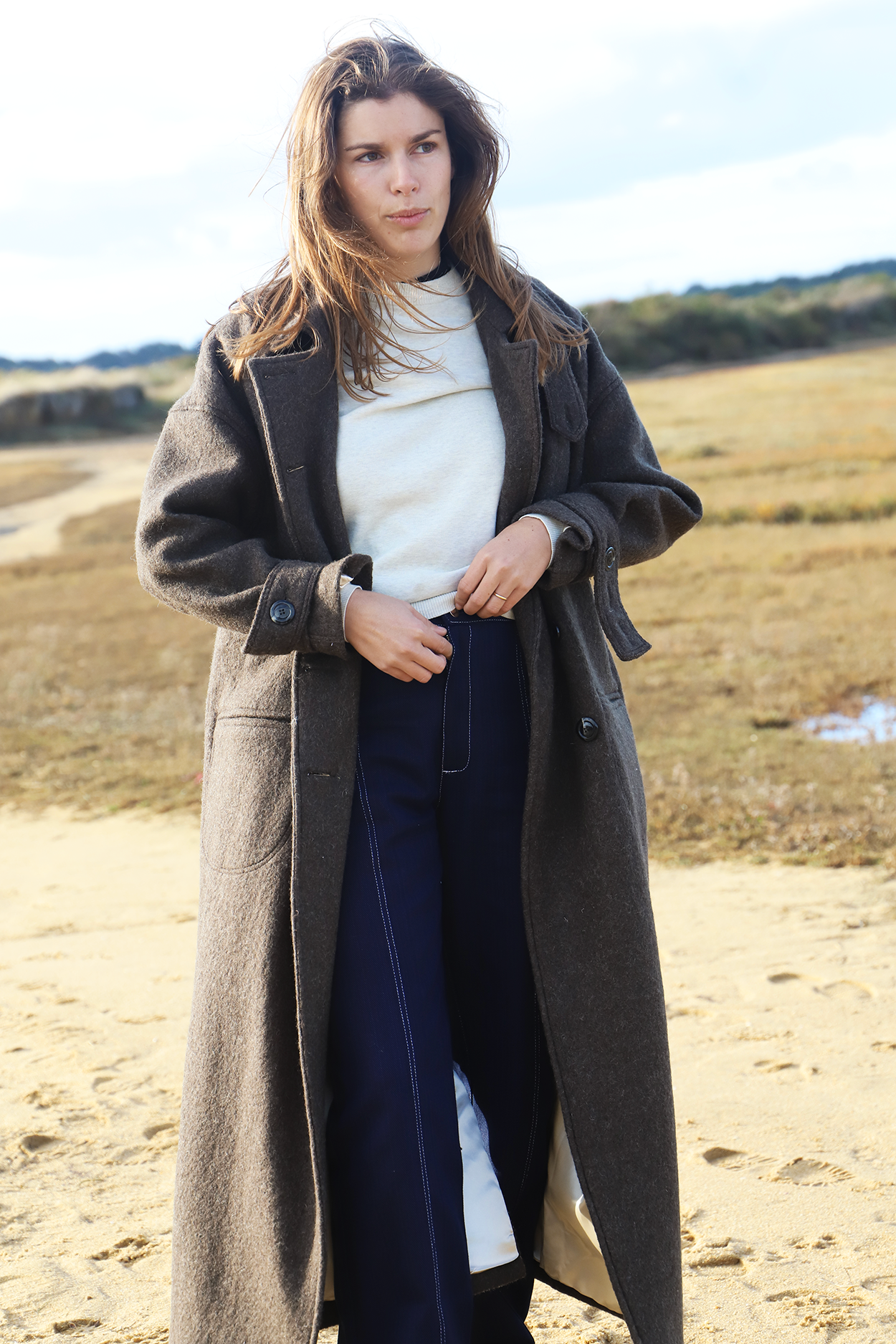 Manteau Amarrage- Kaki